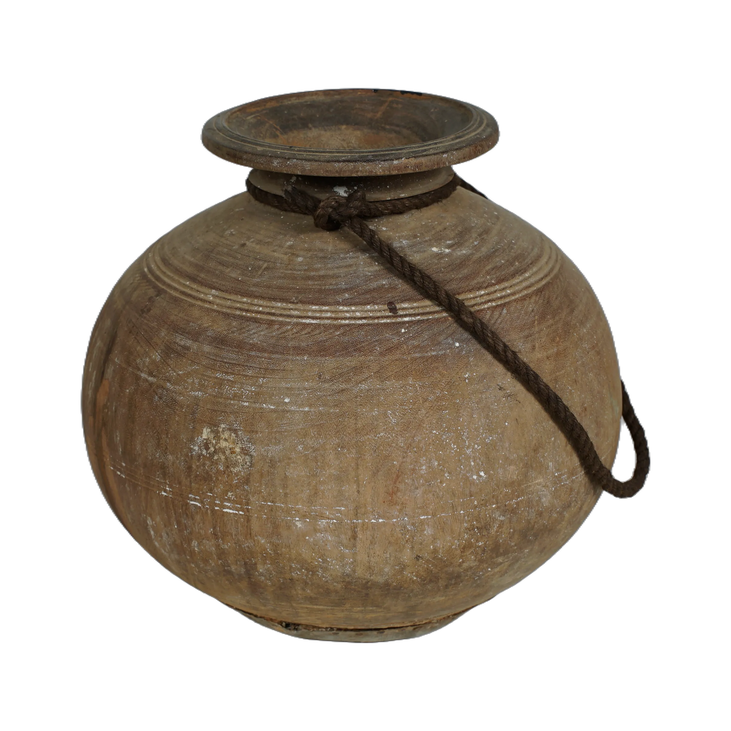 Tosh - Pot ancien en bois n°1 - vue 3