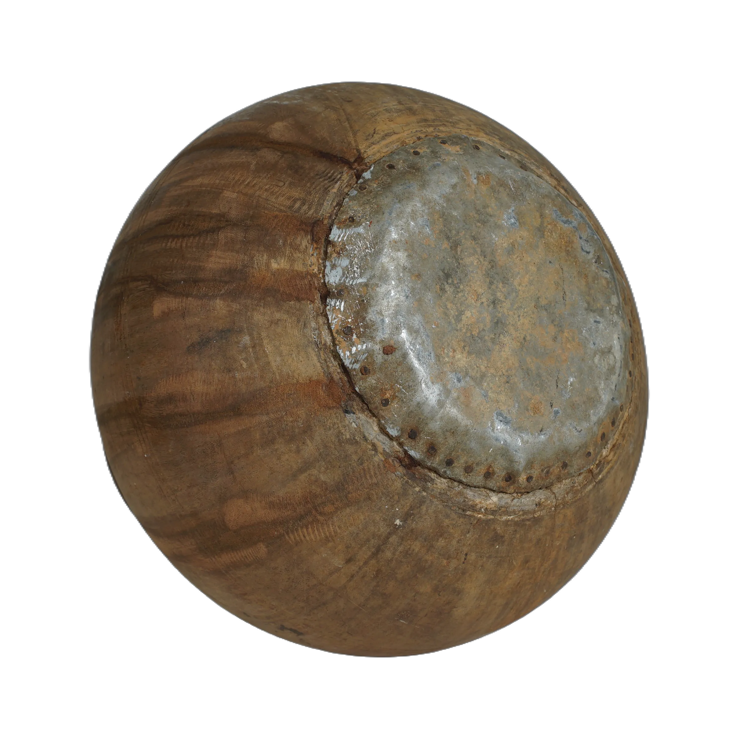 Tosh - Pot ancien en bois n°1 - vue 7
