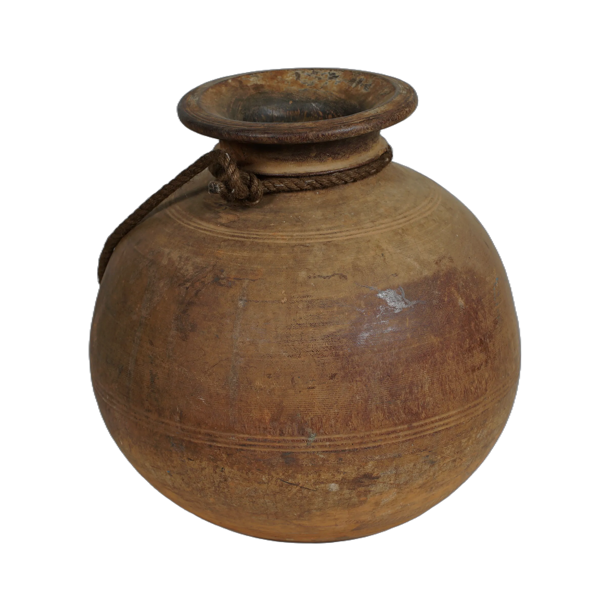 Tosh - Pot ancien en bois n°2 - vue 5