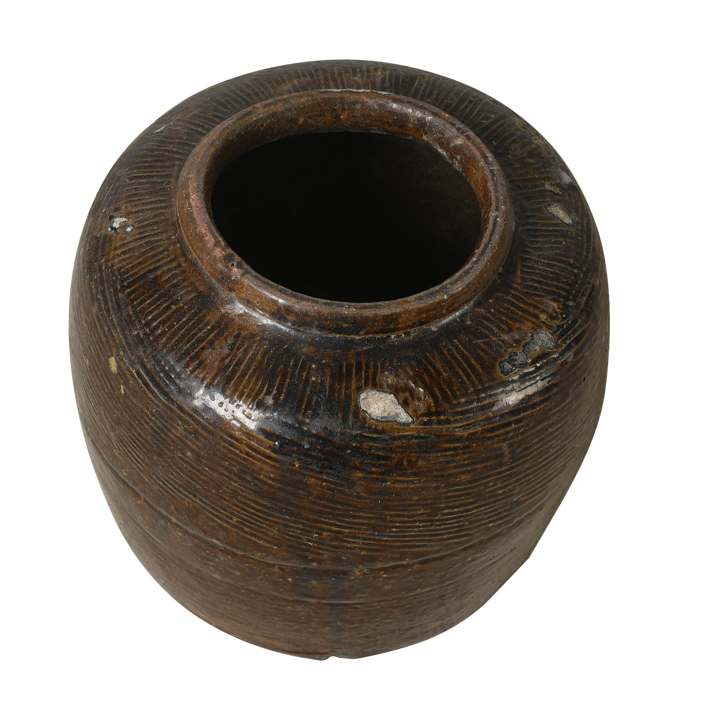 Yishui - Ancien pot chinois émaillé n°9 - vue 2