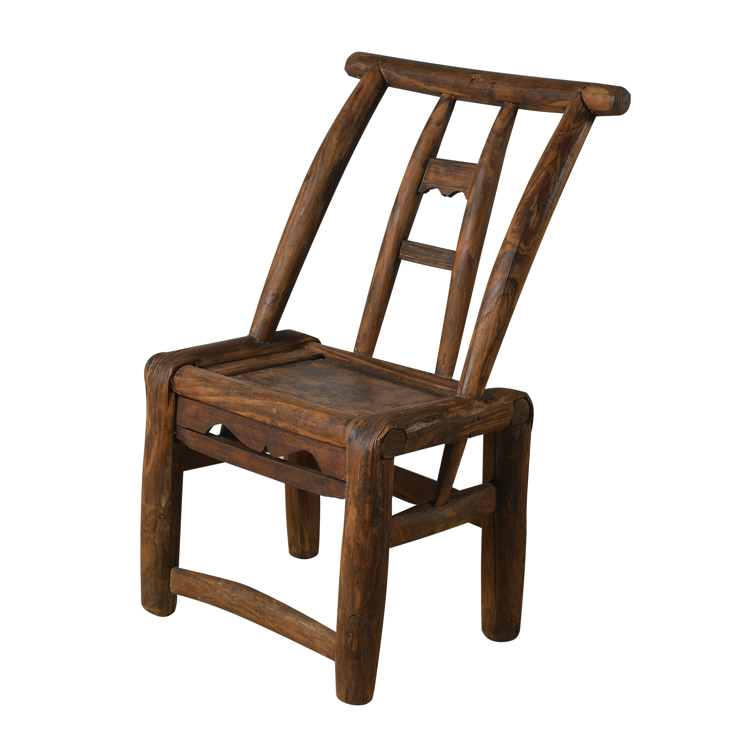 Haizi – Chaise d’enfant chinoise ancienne en orme n°8 - vue 2