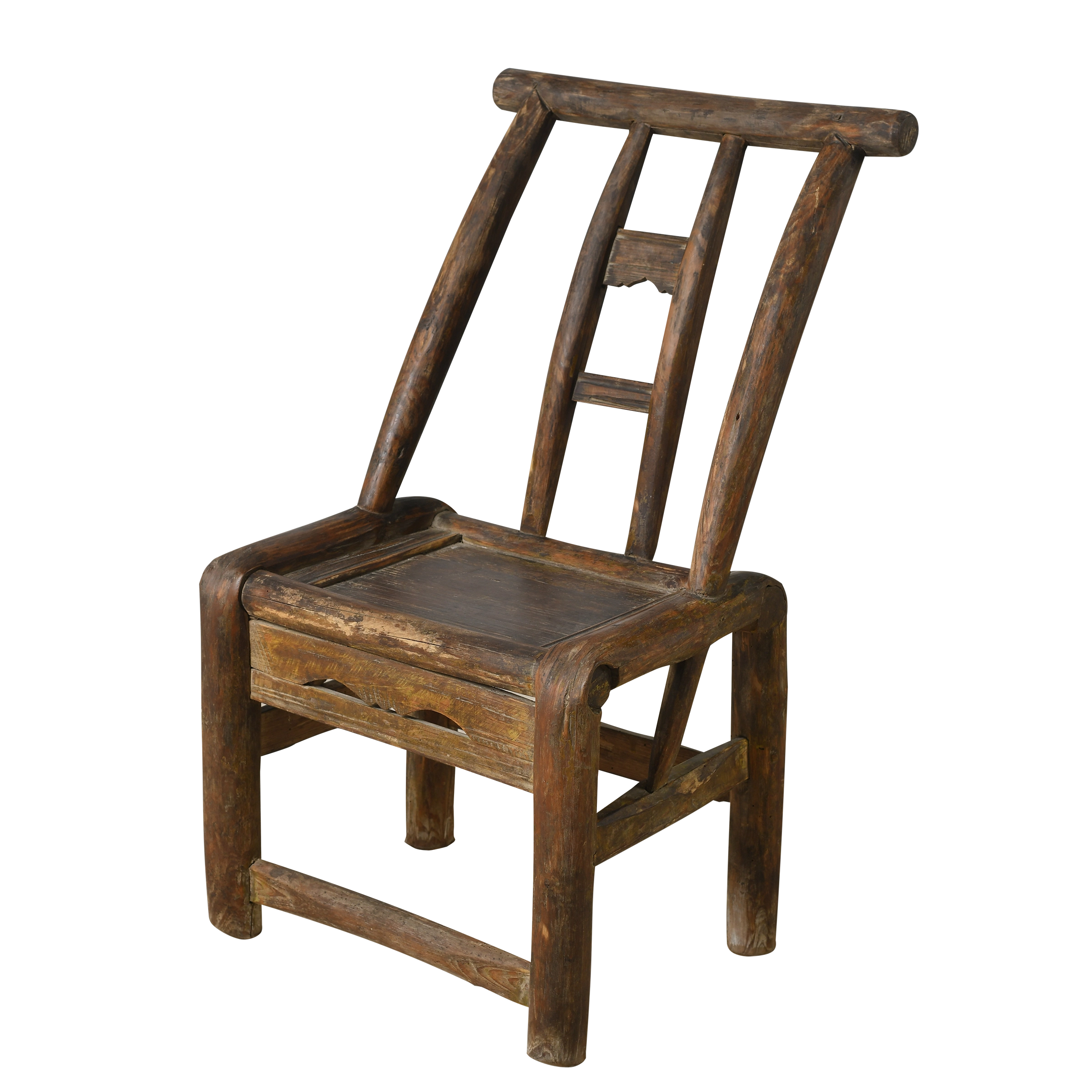 Haizi – Chaise d’enfant chinoise ancienne en orme n°6 - vue 2