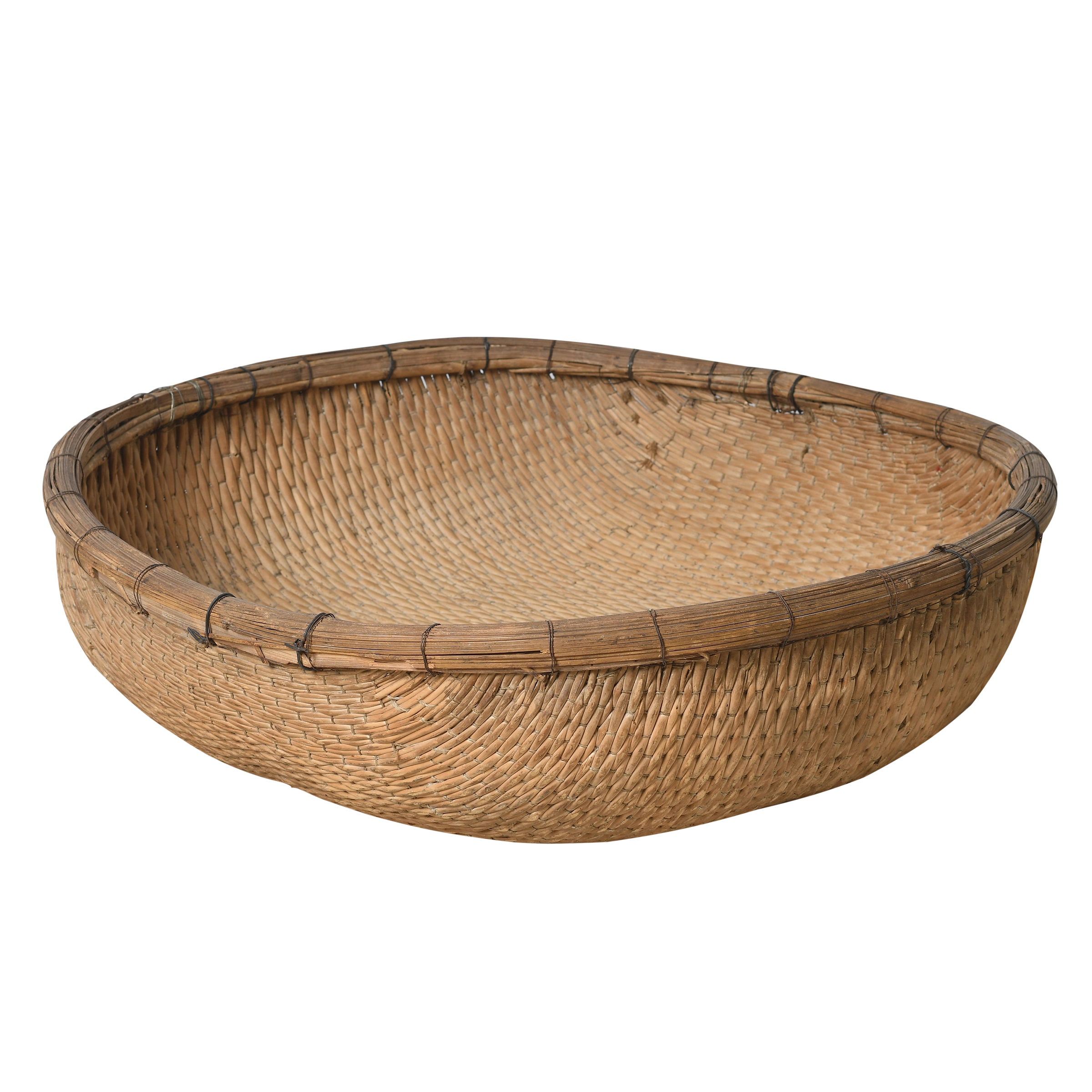 Lushan – Panier ancien chinois en osier ancien n°5