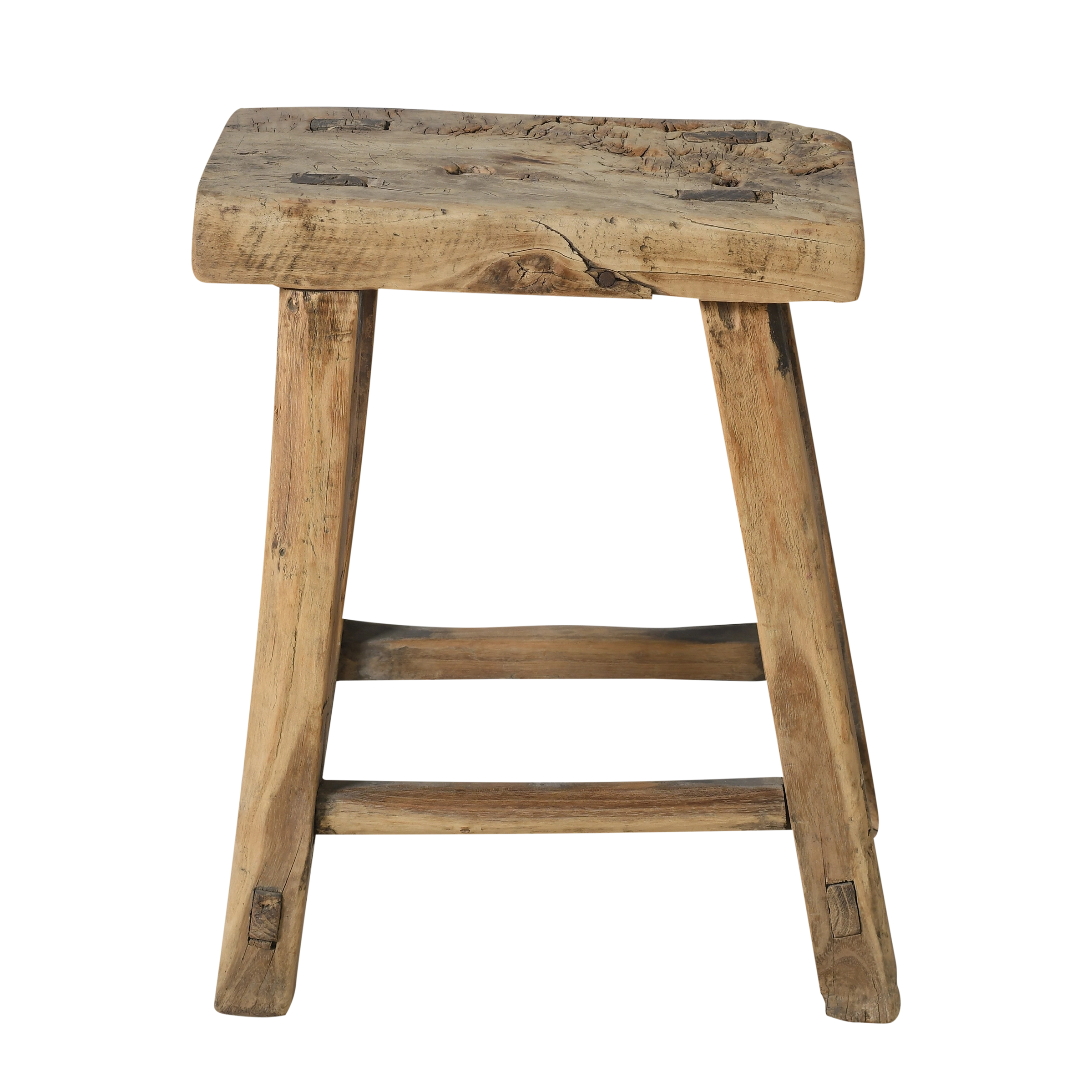 Zao - Tabouret chinois ancien en orme n°10