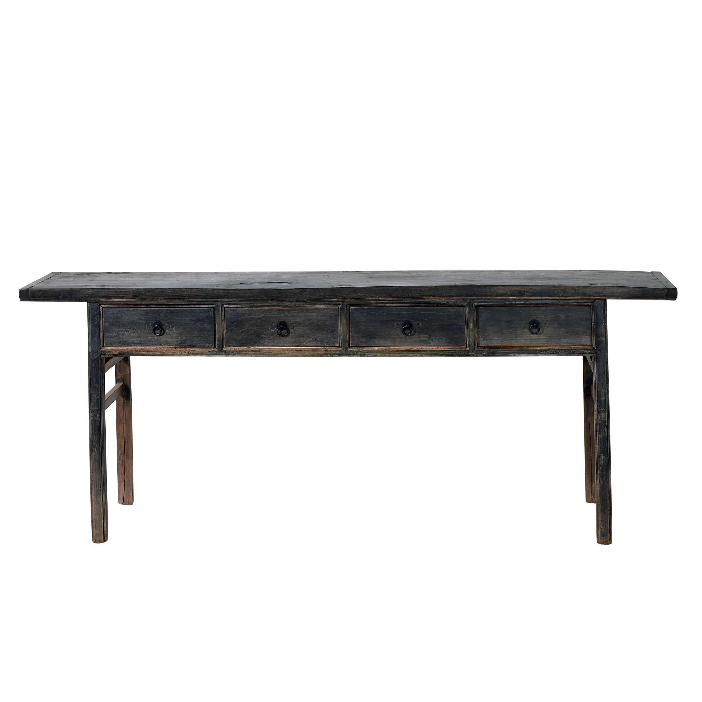 Moyi - Console chinoise ancienne à tiroirs en orme n°1