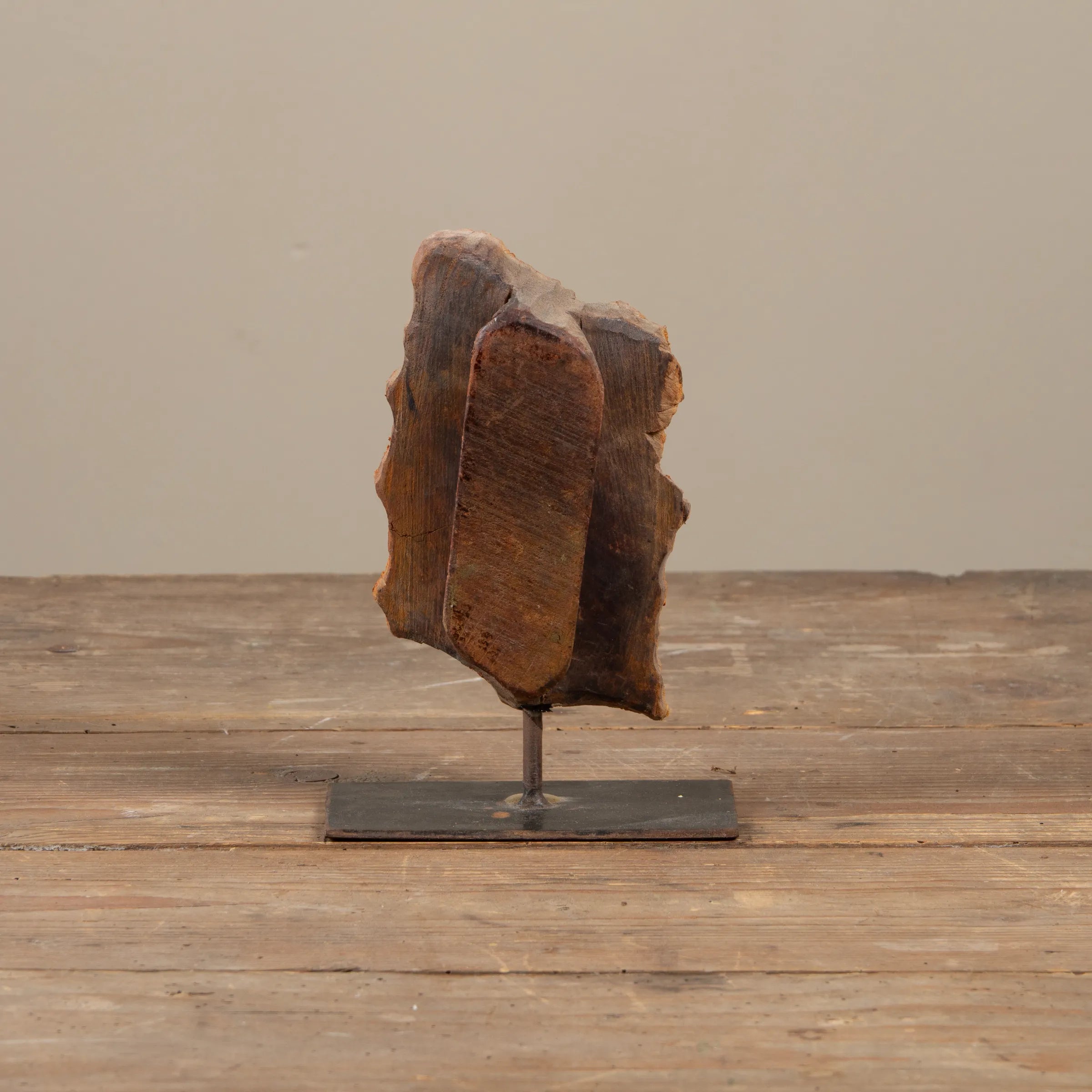 Lakdi - Ancien tampon de blockprint sur pied n°32