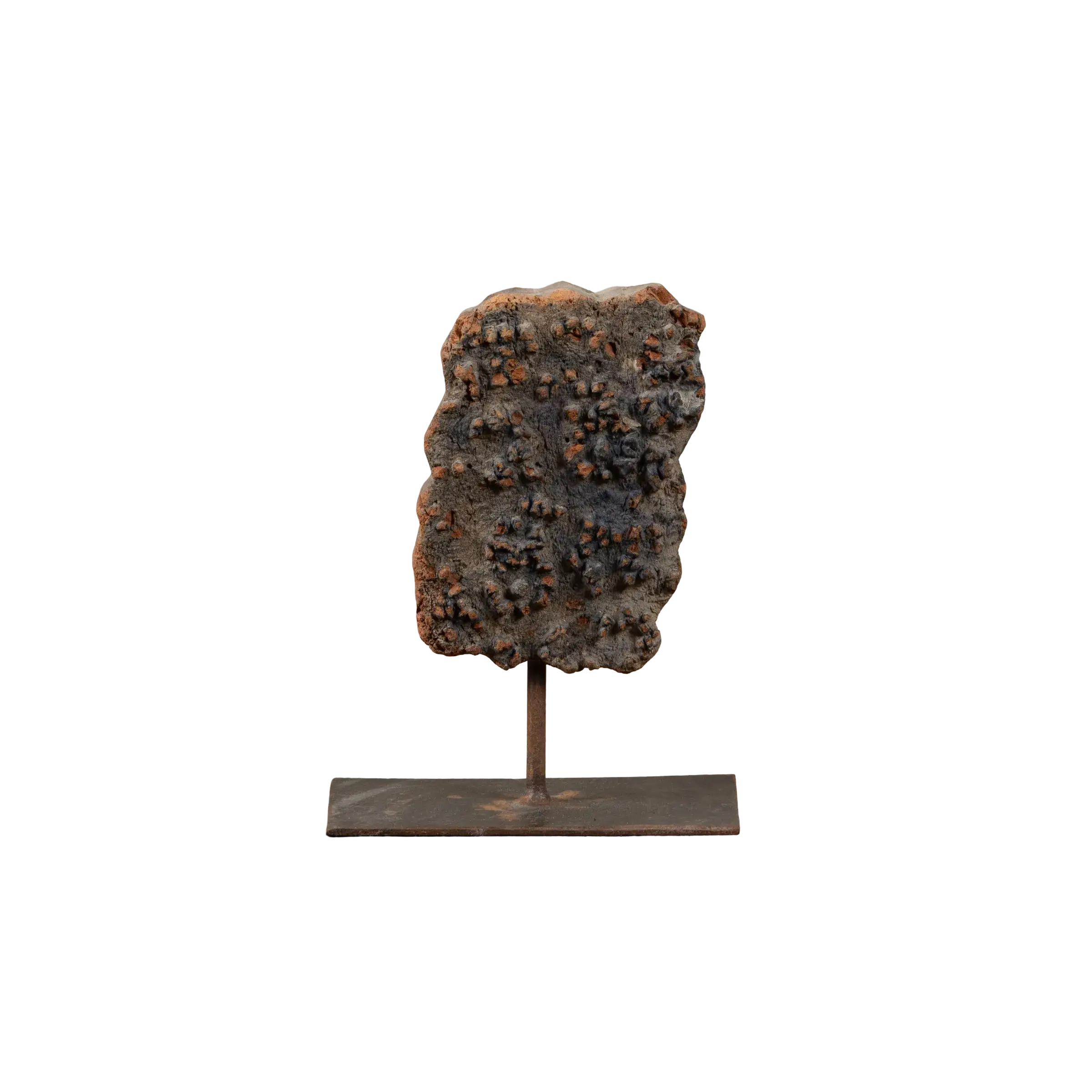 Lakdi - Ancien tampon de blockprint sur pied n°43