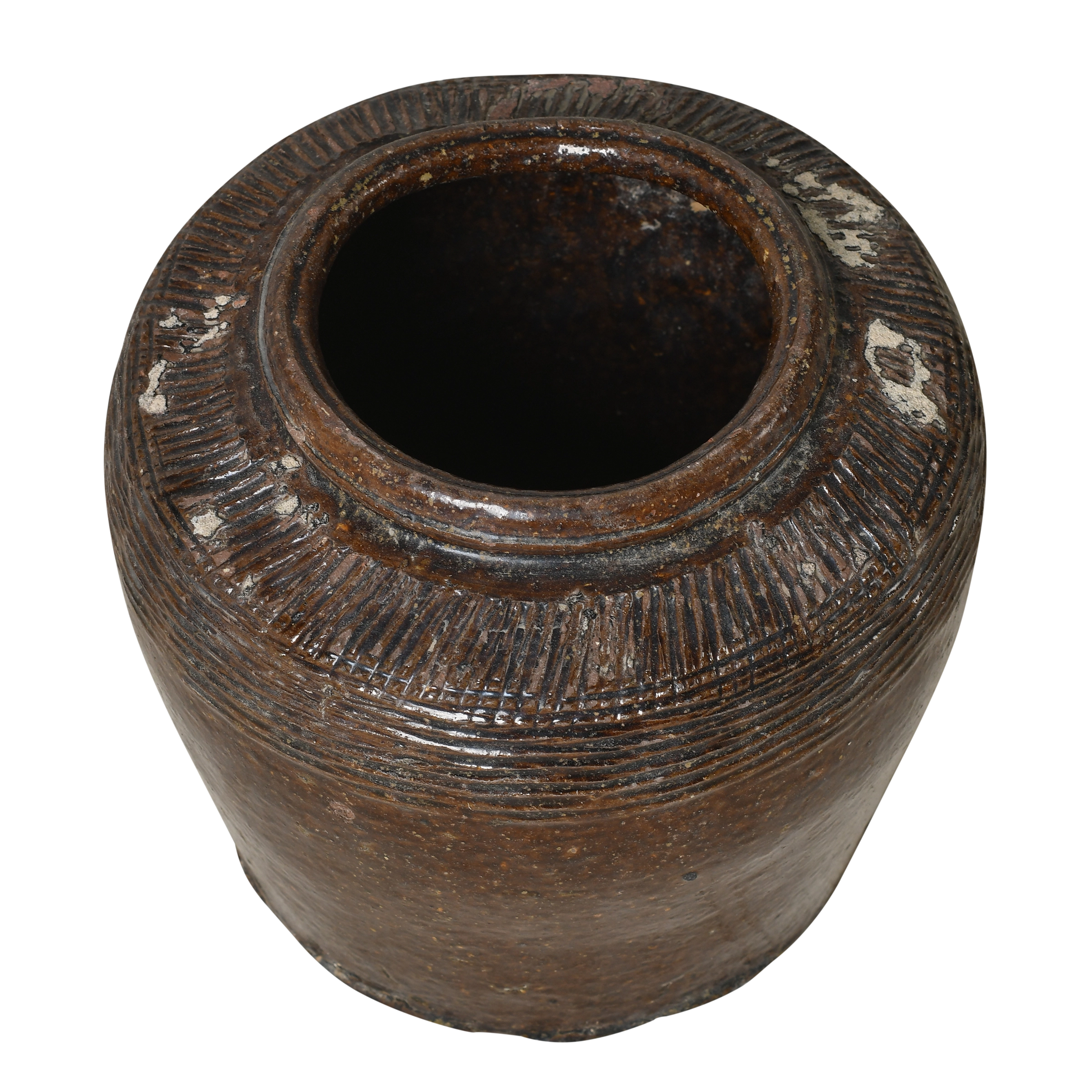 Yishui - Ancien pot chinois émaillé n°14 - vue 2