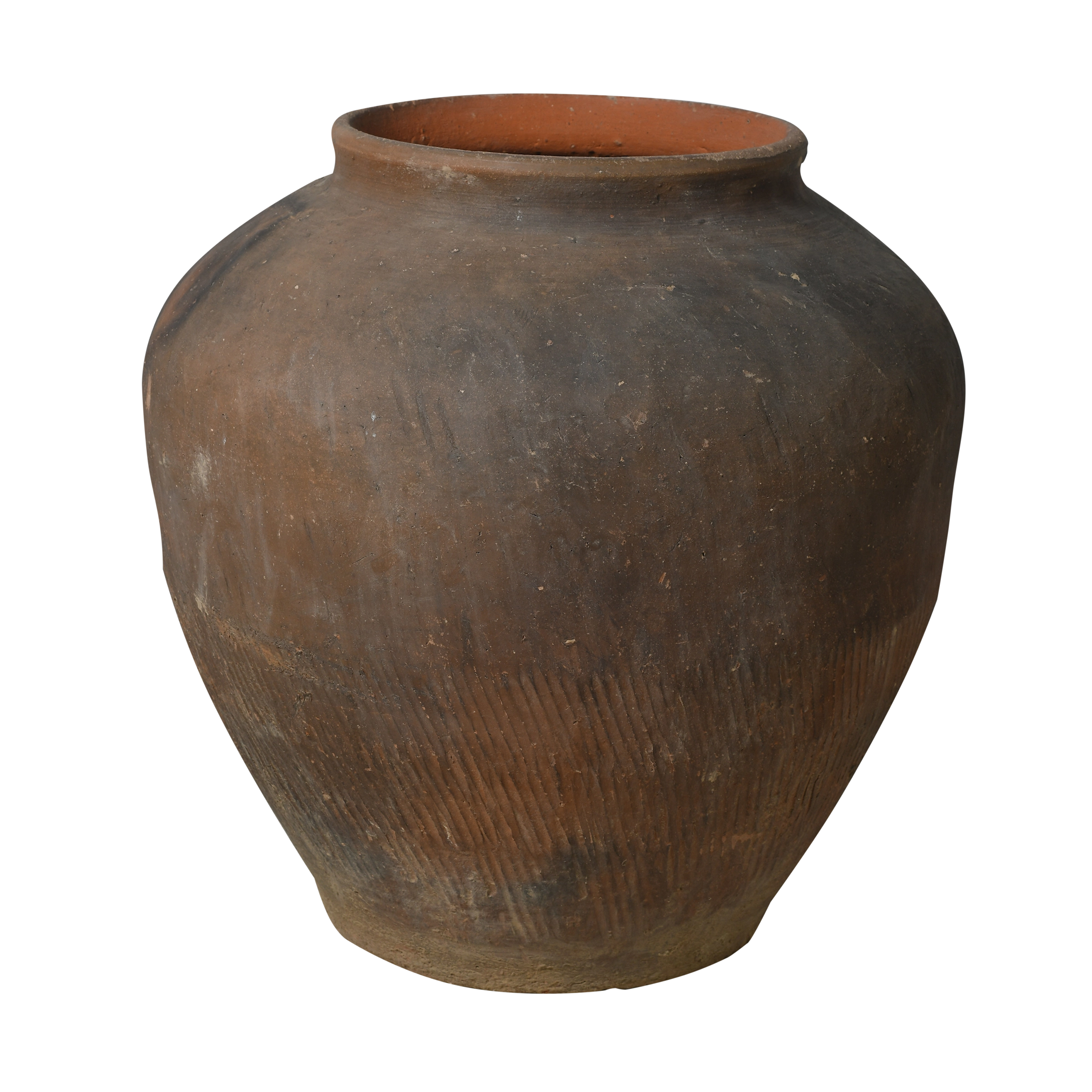 Shantou – Grand pot ancien chinois en terre cuite n°3