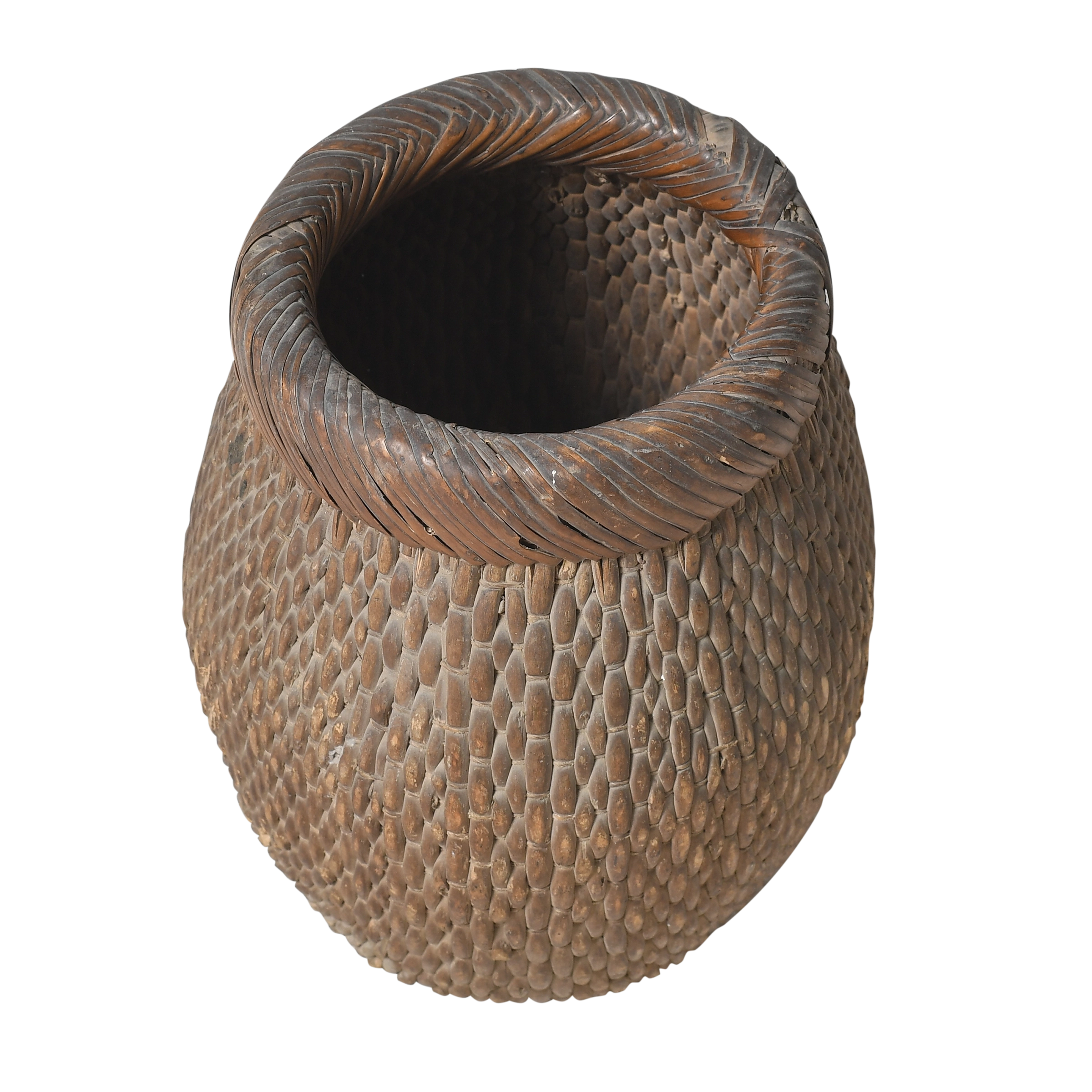 Guji - Ancien panier de pêcheur (petite taille) n°8 - vue 2