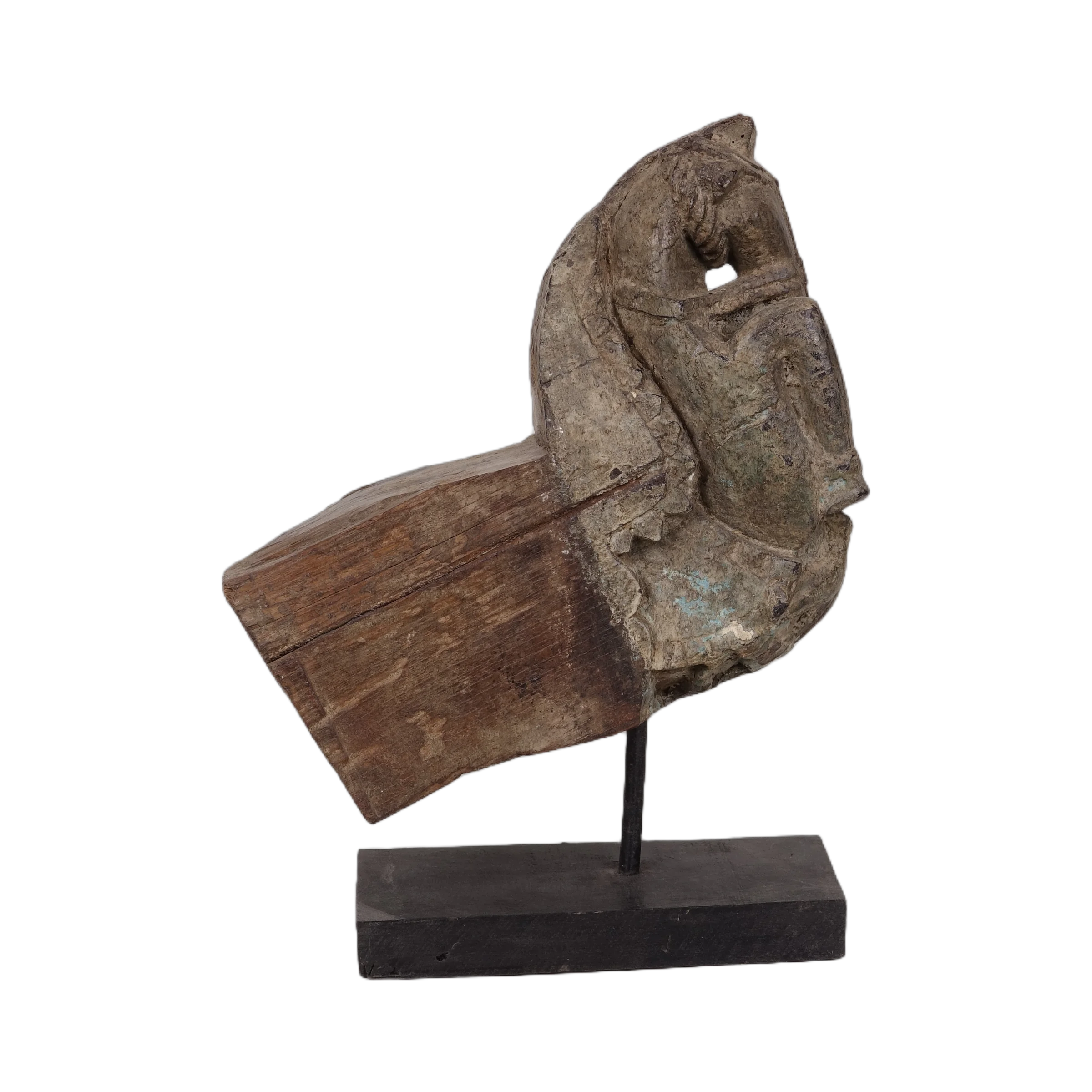 Ashva - Protomé de cheval en bois n°32