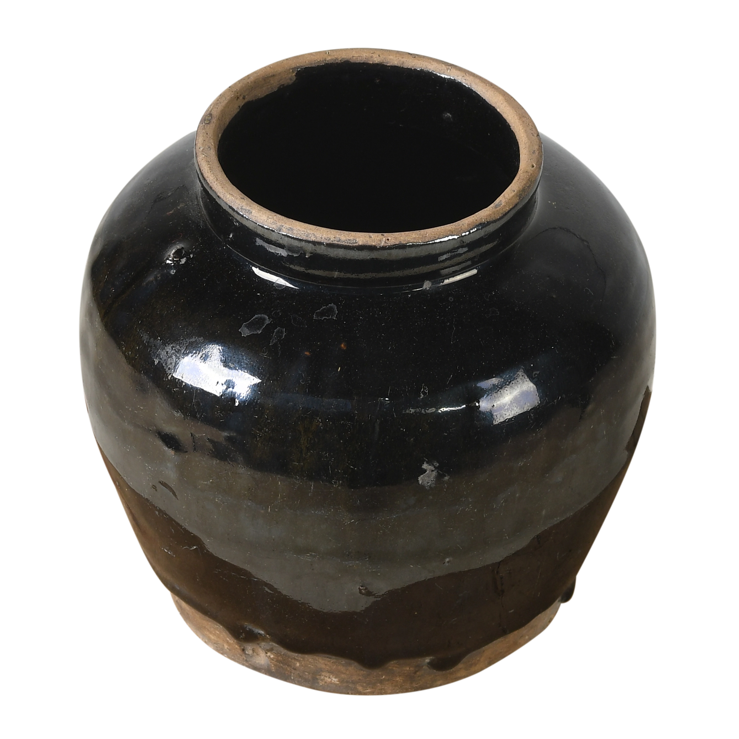 Hú - Pot à confit chinois émaillé noir n°4 - vue 2