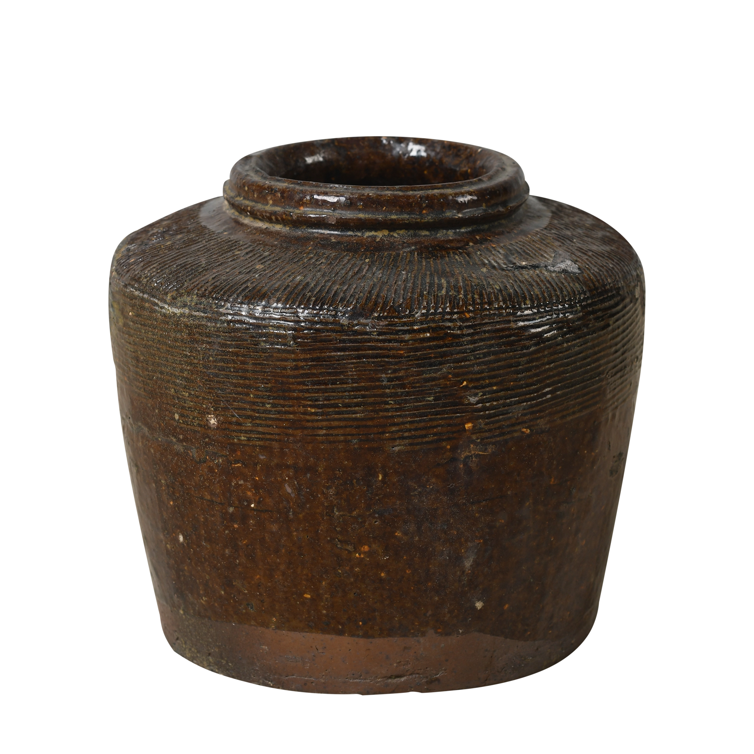 Yishui - Ancien pot chinois émaillé n°32