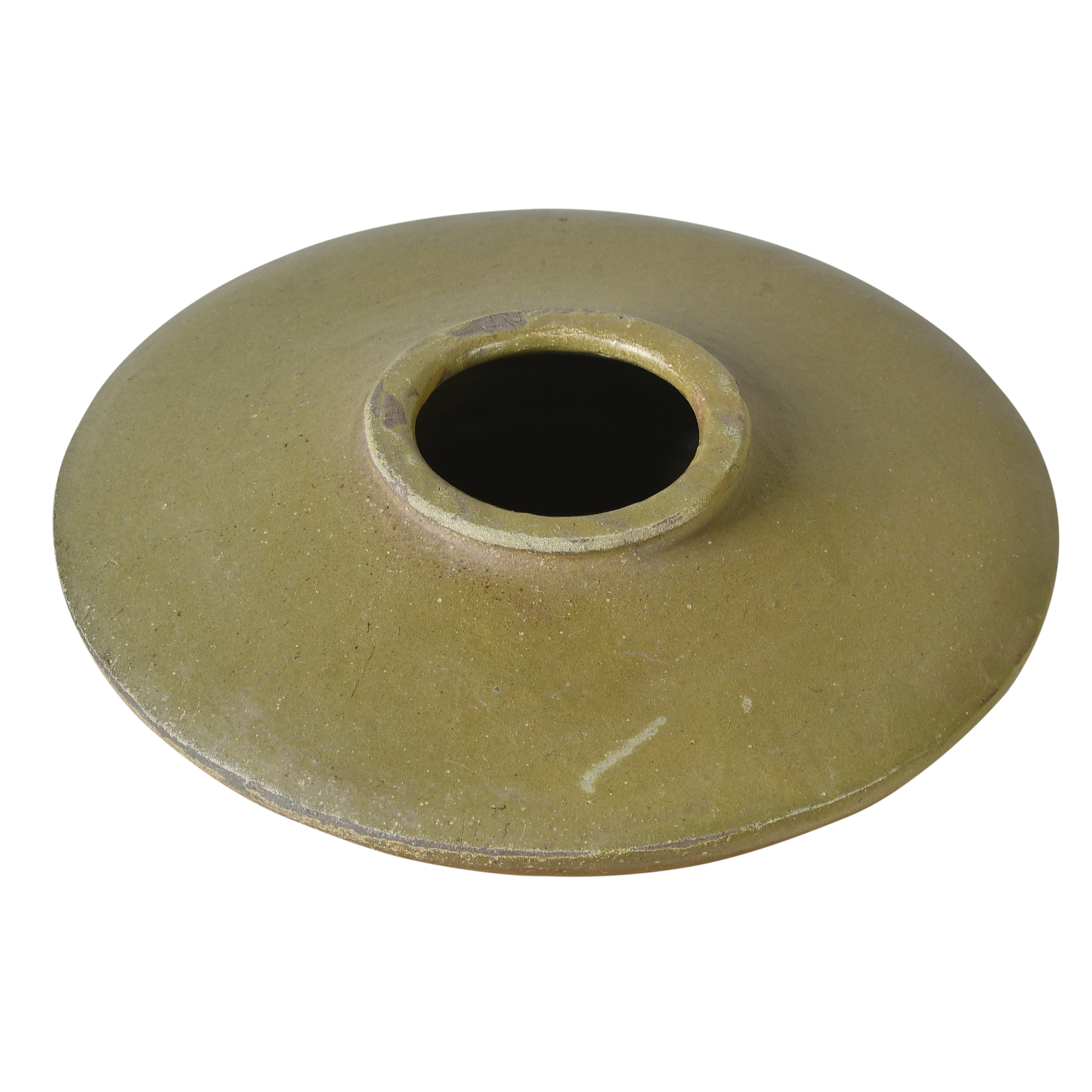 Huai - Jarre plate chinoise en grès n°2 - vue 2