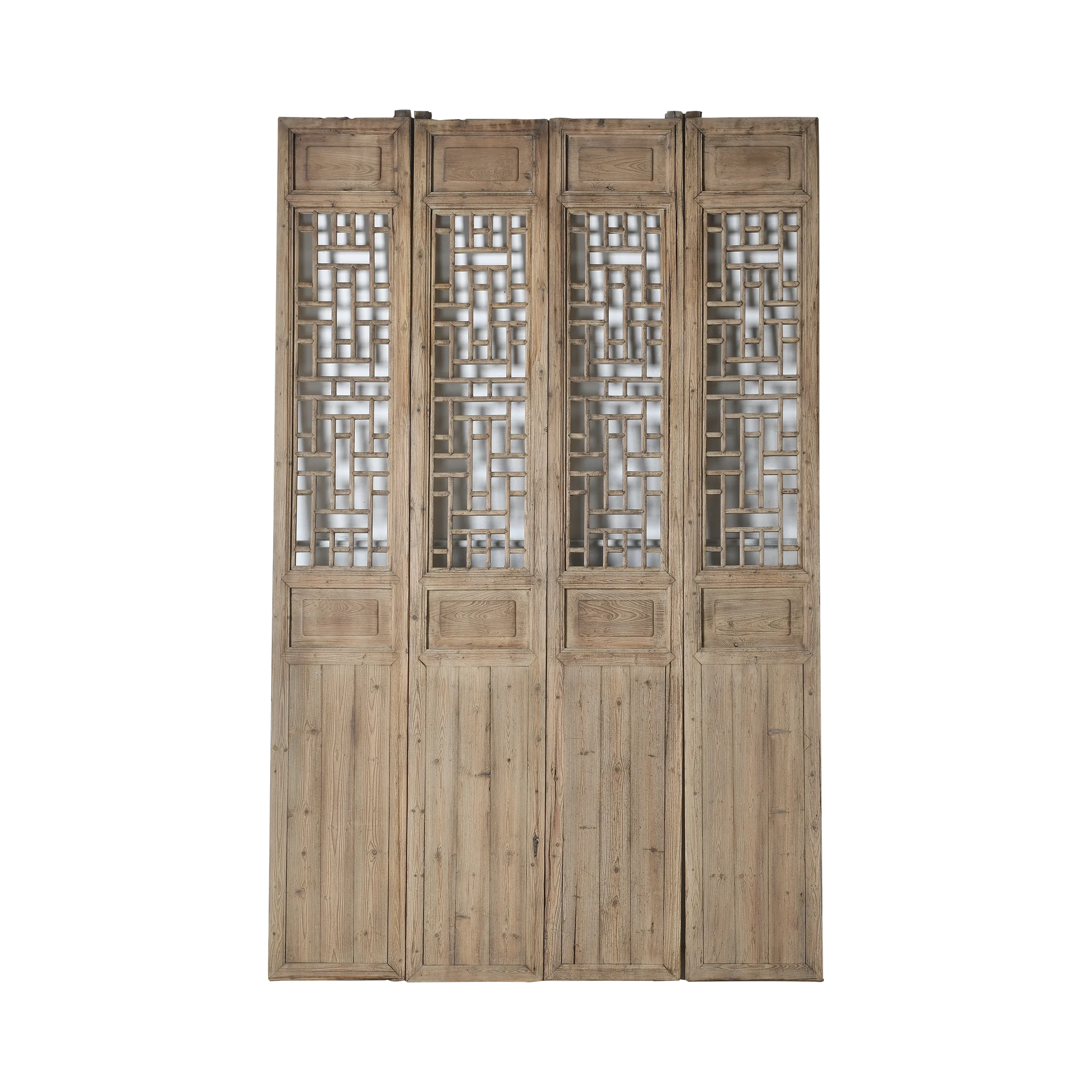 Suzhou - Porte chinoise ancienne en pin n°3