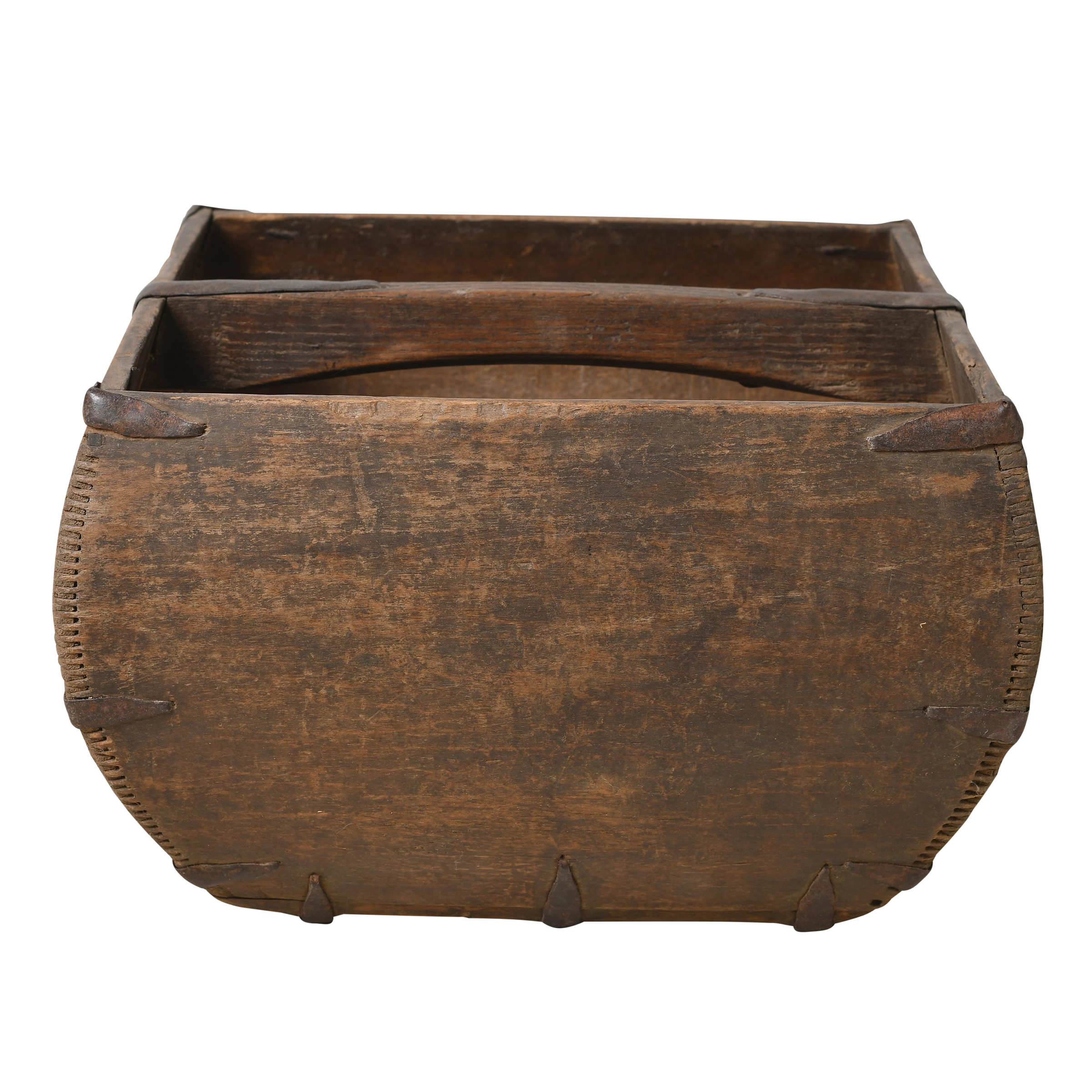 Naguo - Panier utilitaire ancien en pin n°9