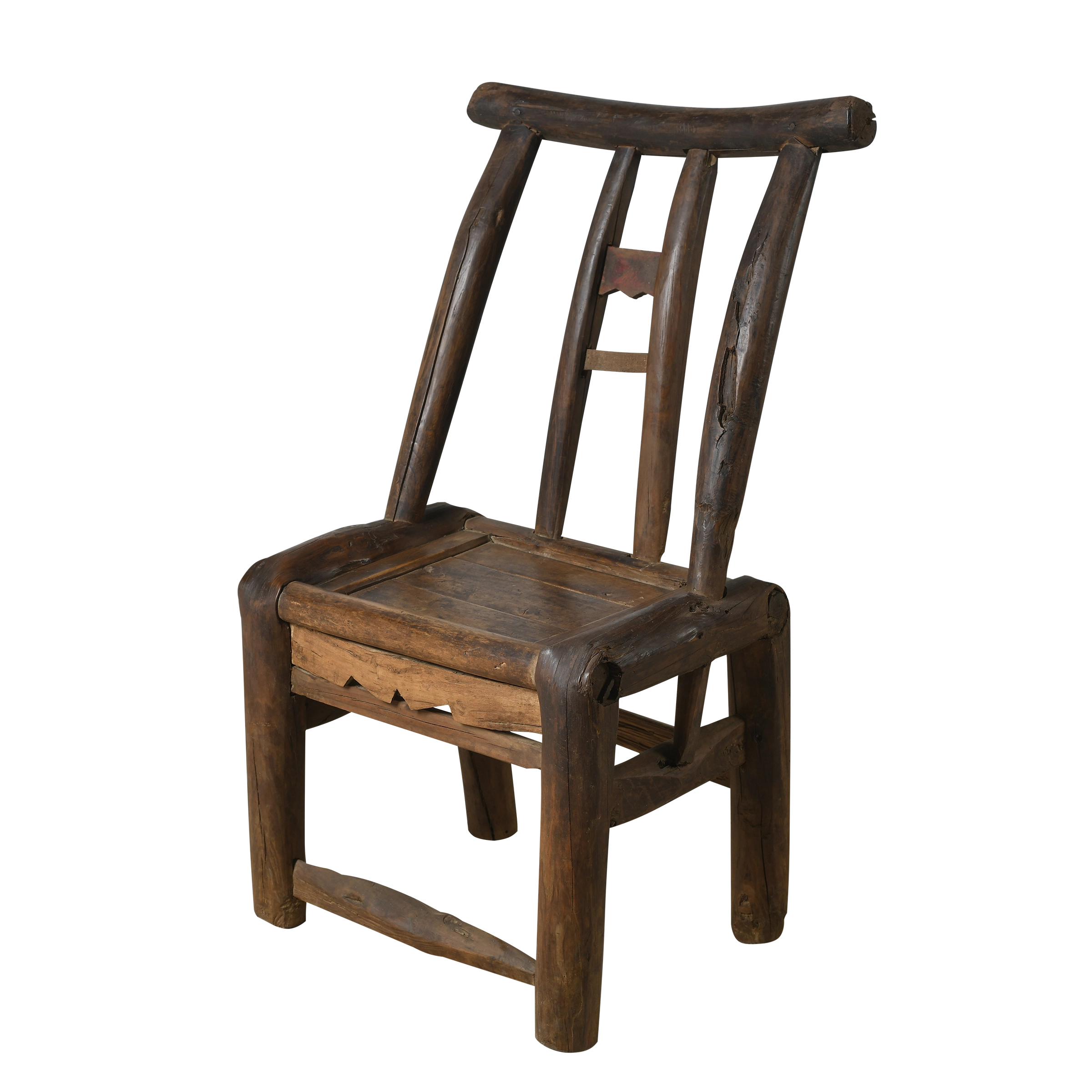 Haizi – Chaise d’enfant chinoise ancienne en orme n°7 - vue 2