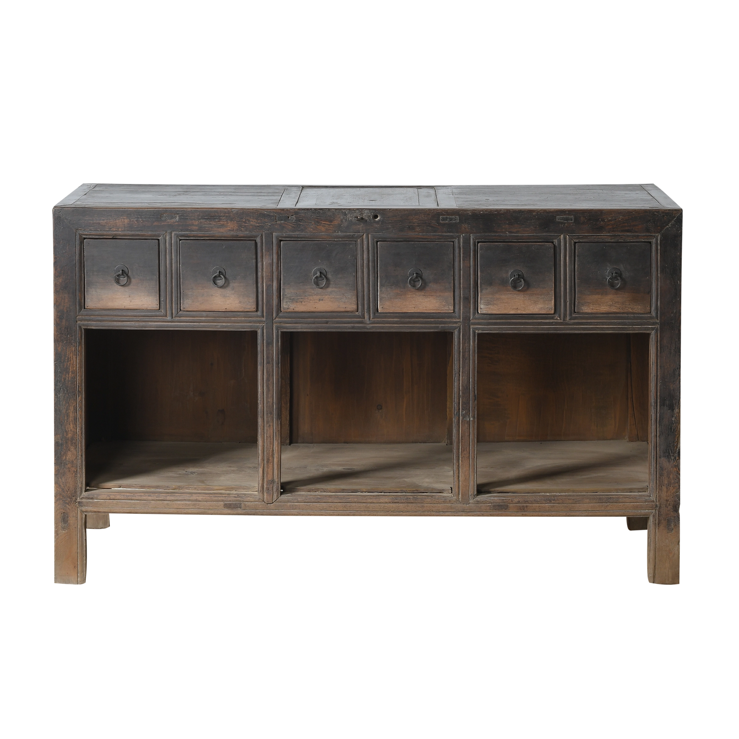 Qingdao - Buffet chinois ancien en orme massif n°24