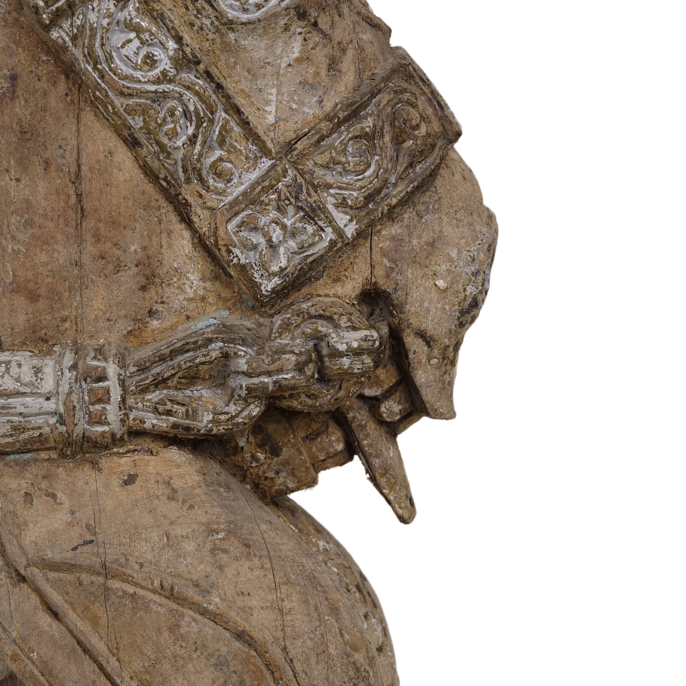 Ashva - Protomé de cheval en bois n°34