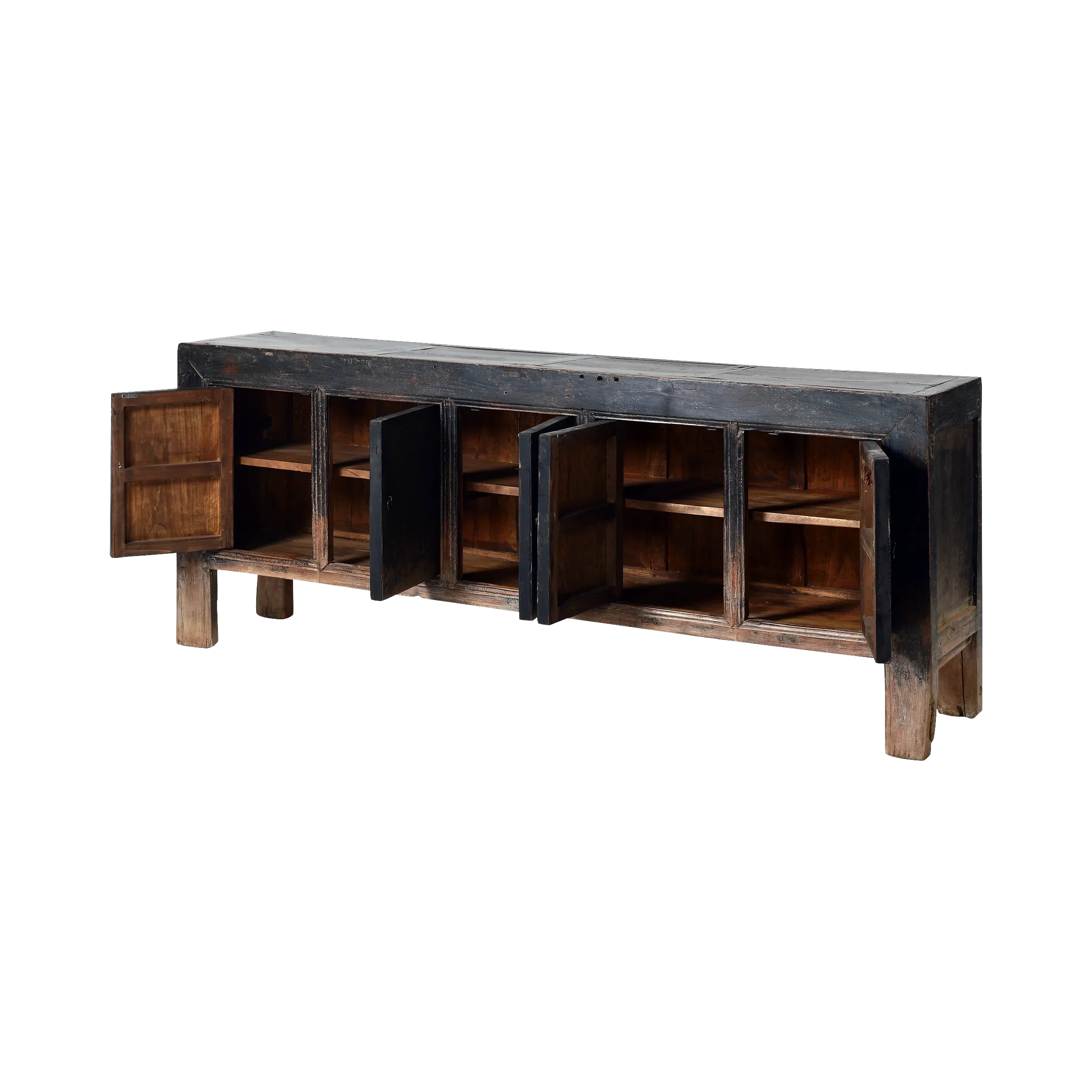 Qingdao - Buffet chinois ancien en orme massif n°1