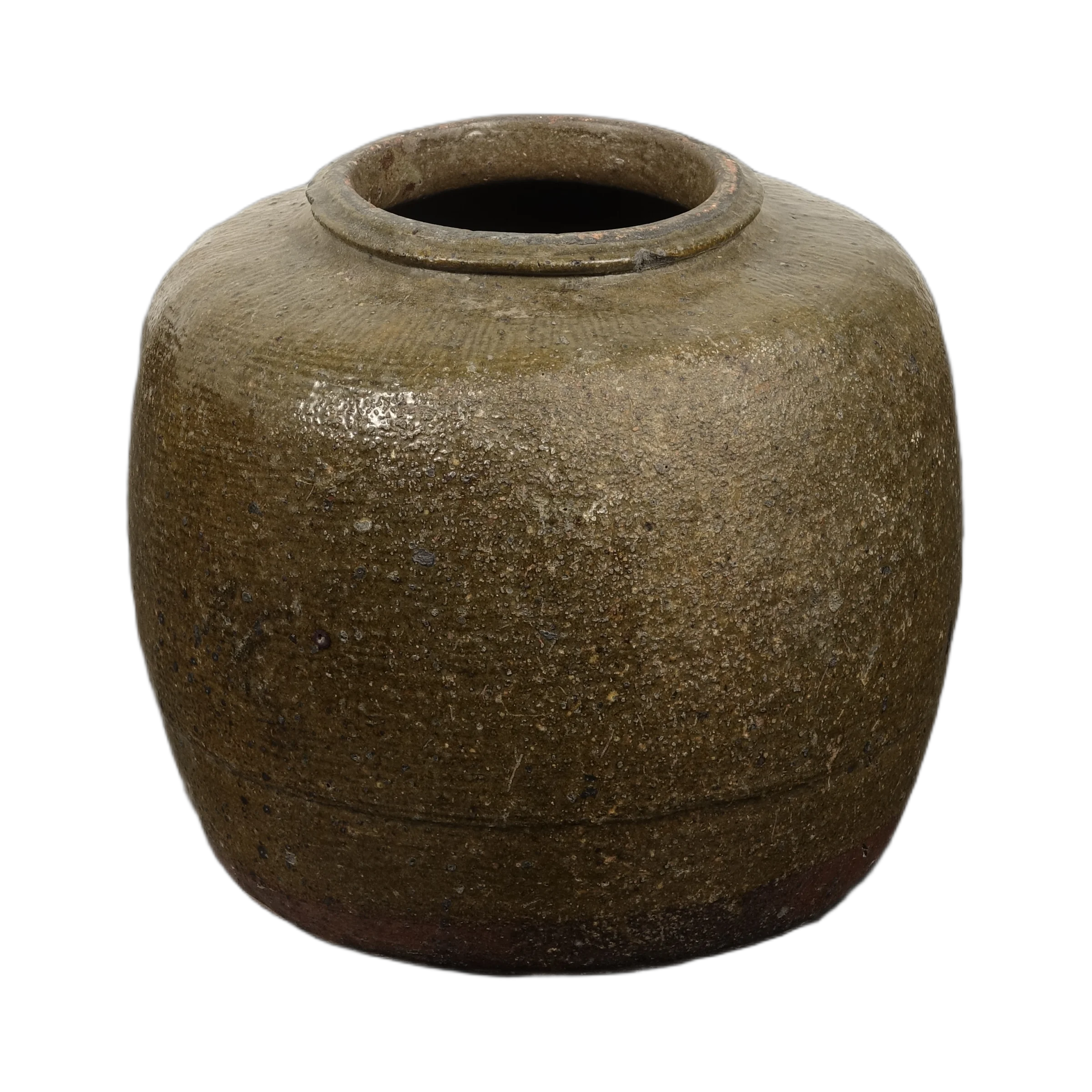 Yishui - Ancien pot chinois émaillé n°1