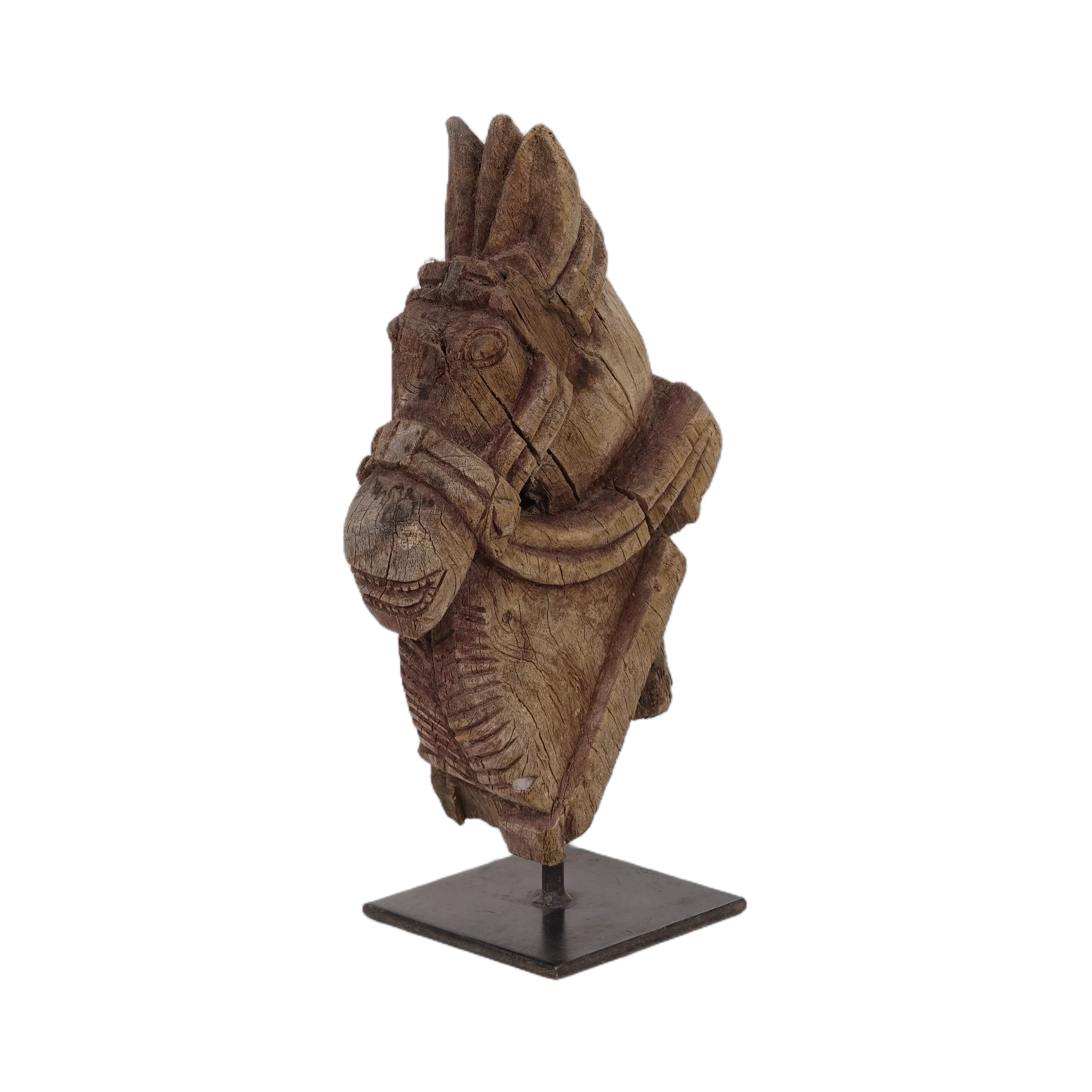 Tejas - Protomé de cheval en bois n°17