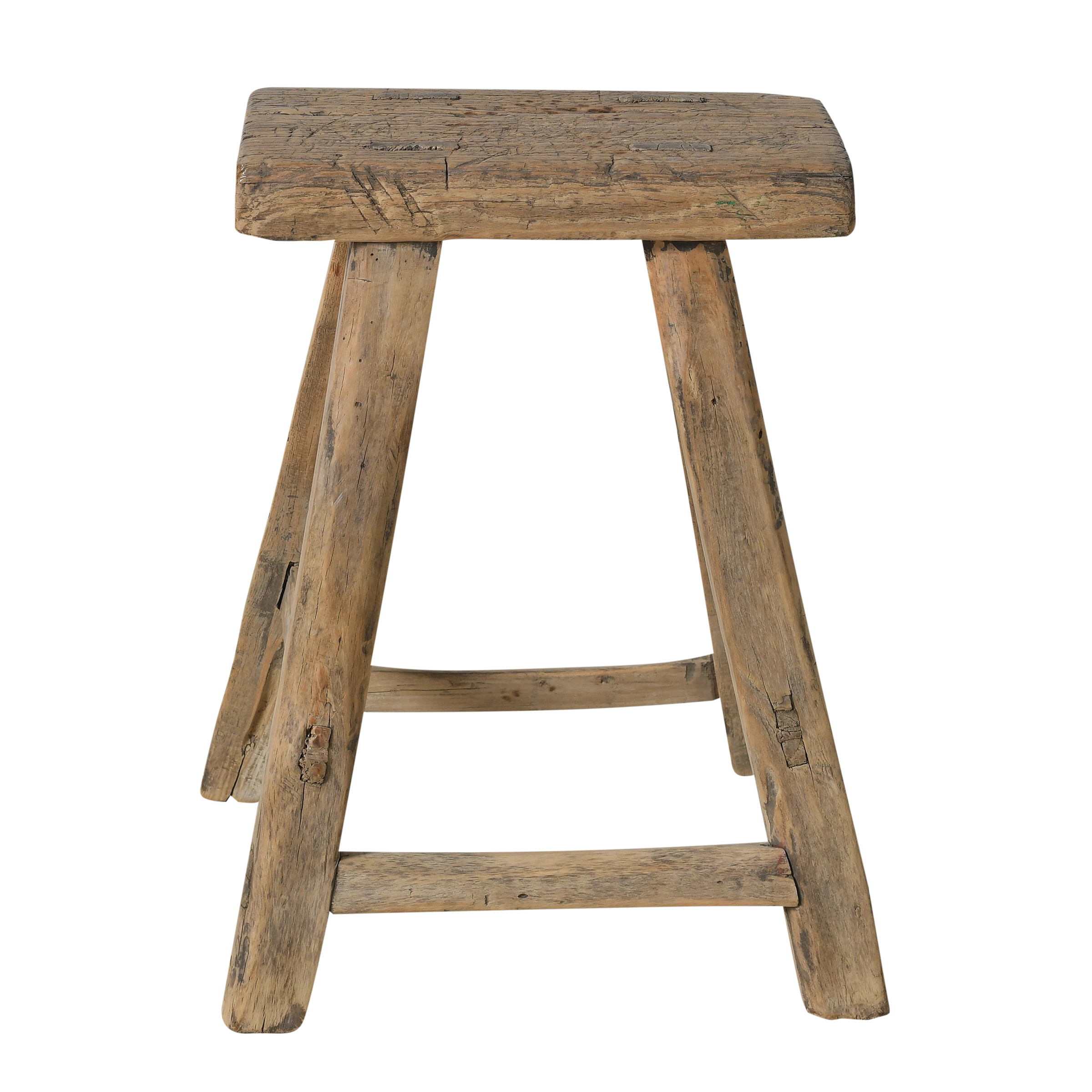 Zao - Tabouret chinois ancien en orme n°11