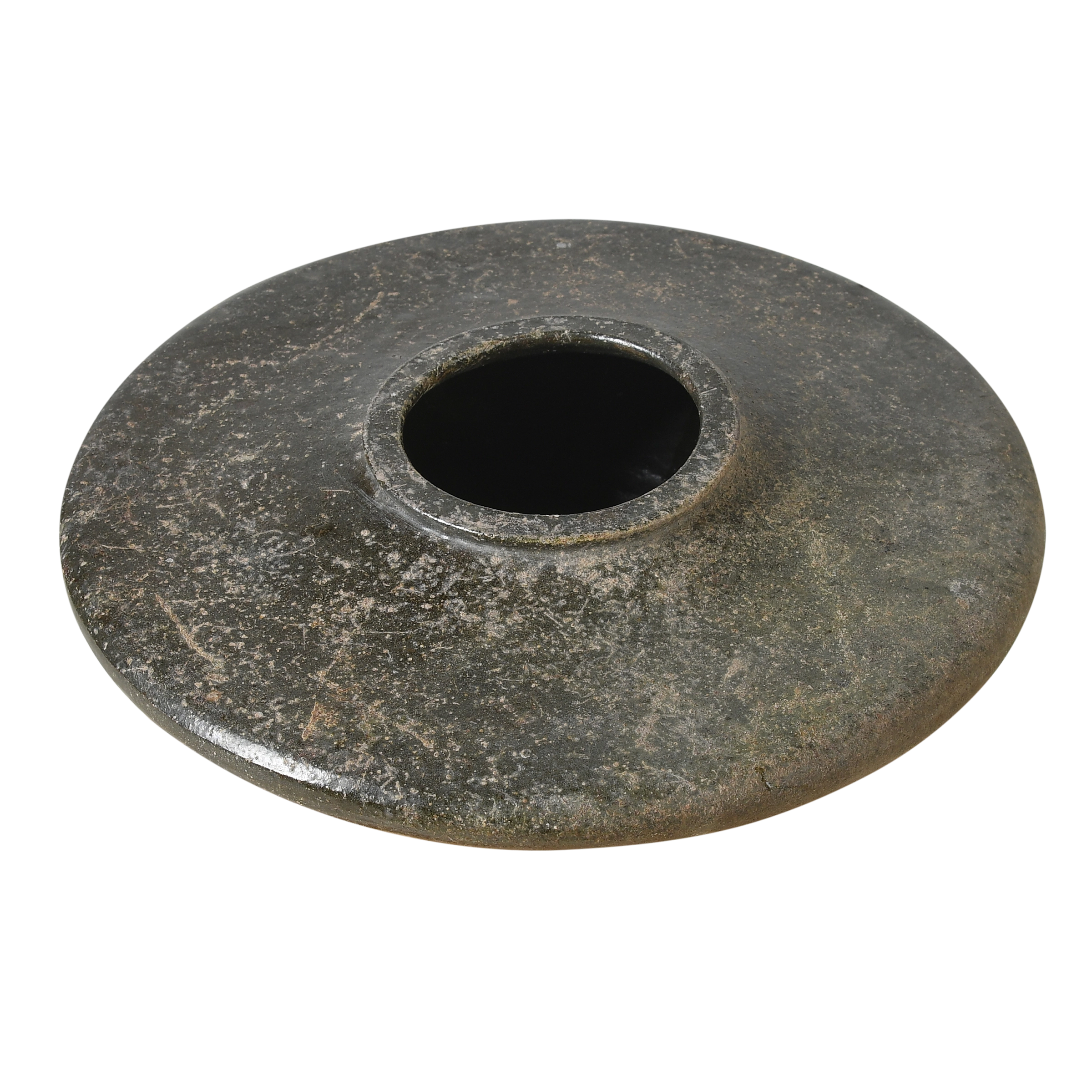 Huai - Jarre plate chinoise en grès n°6 - vue 2