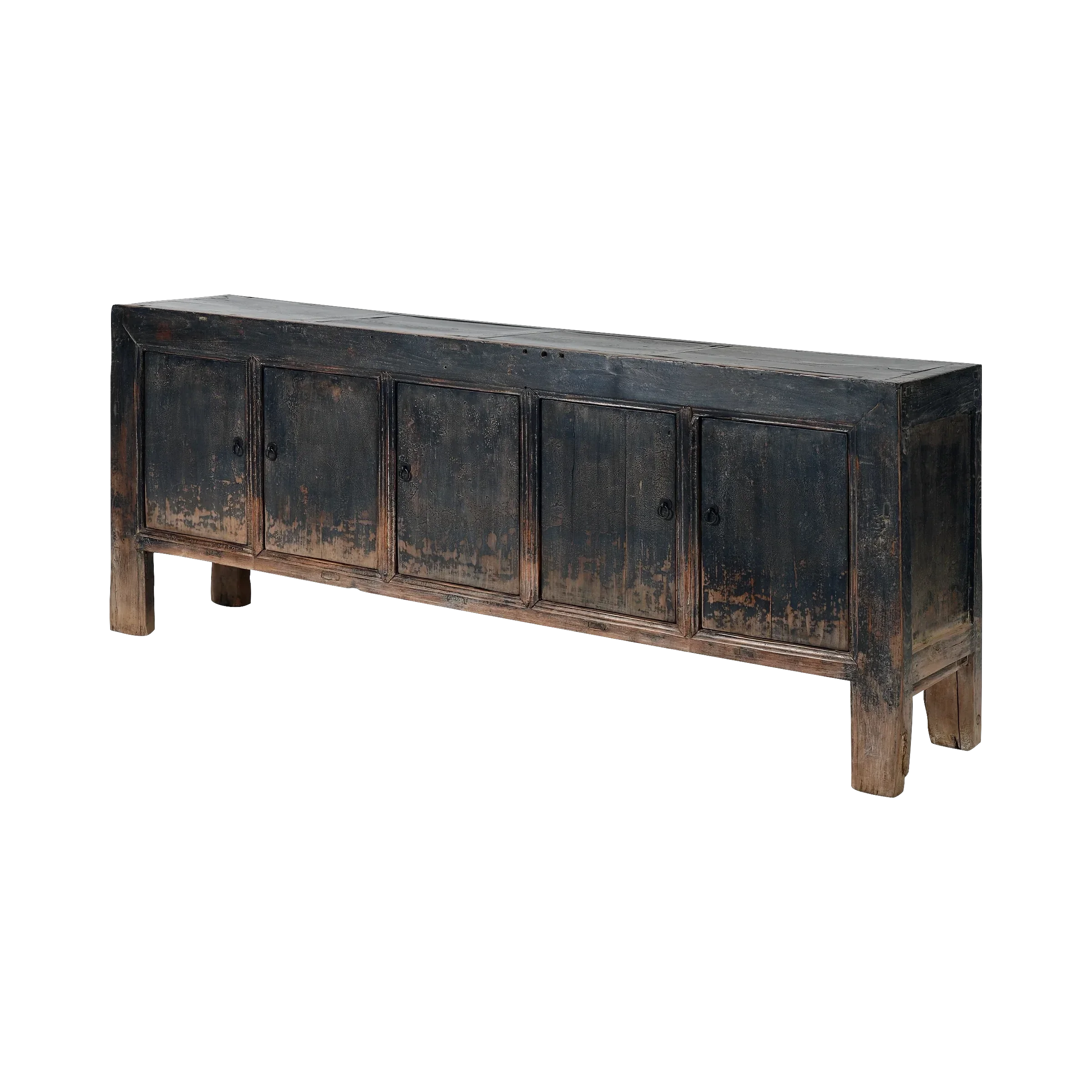 Qingdao - Buffet chinois ancien en orme massif n°1