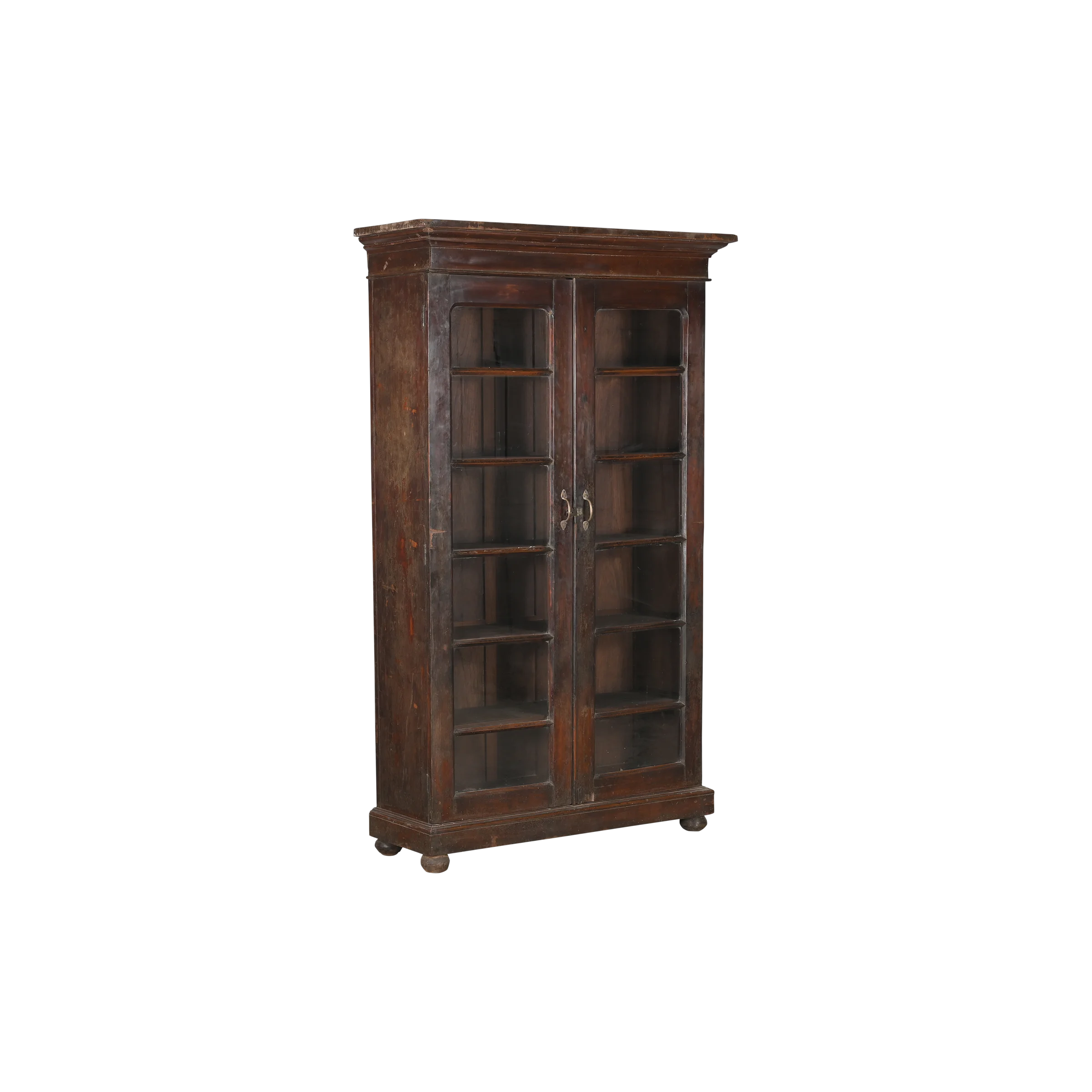 Granth - Grande armoire vitrée en bois n°1 - vue 2