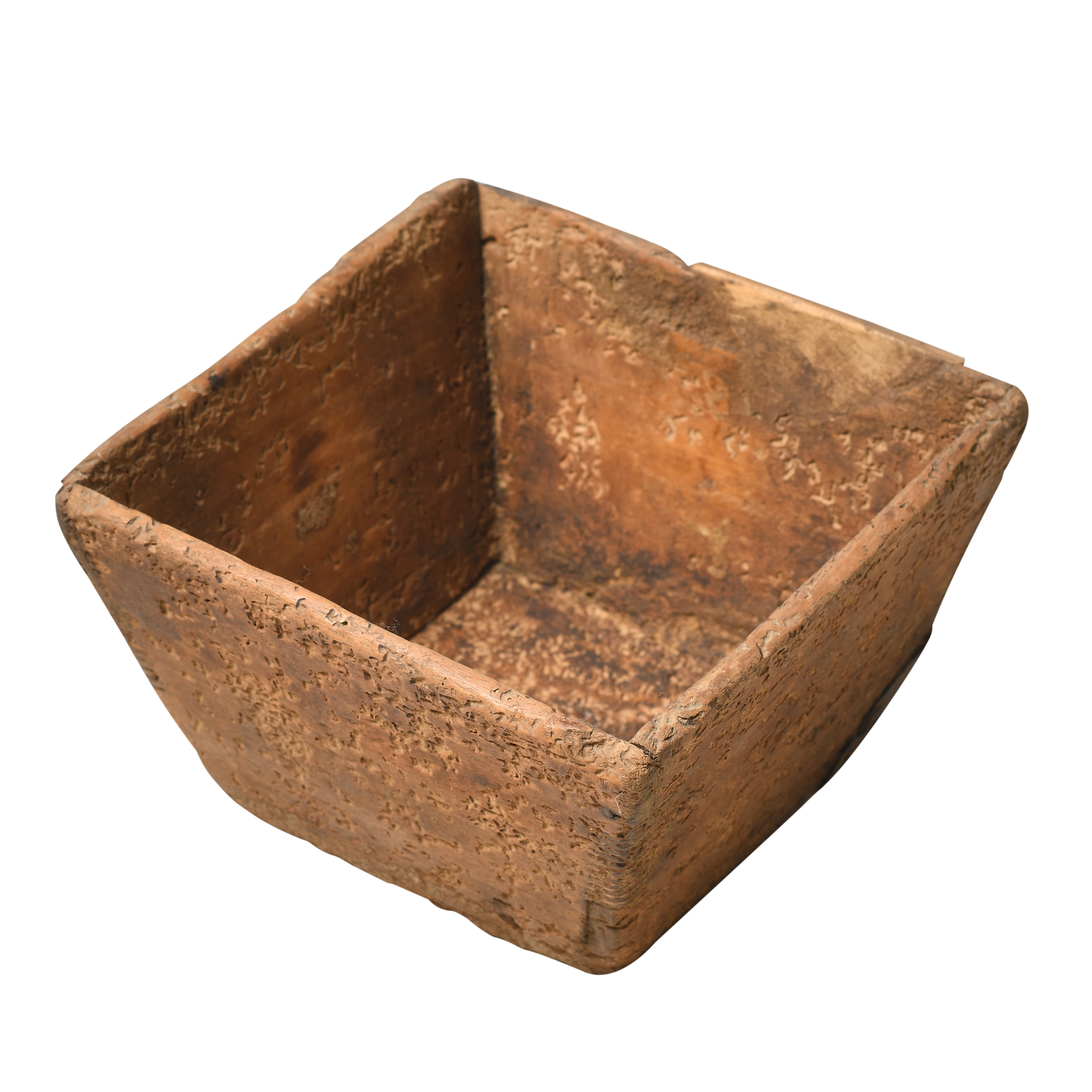 Jian - Panier carré en pin ancien n°12 - vue 2