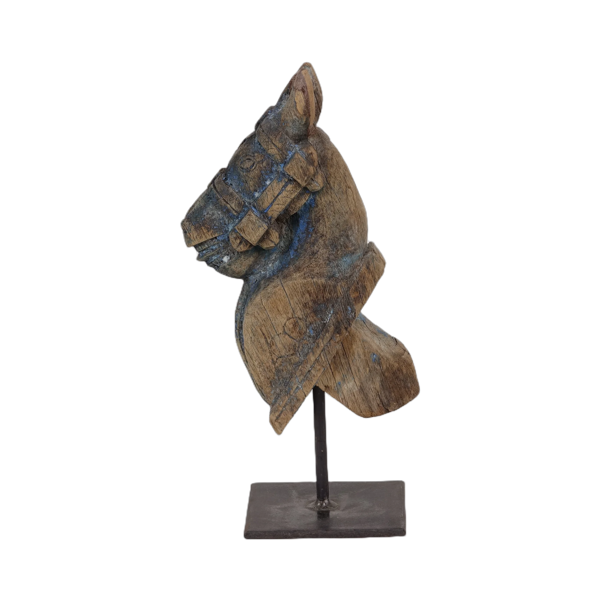 Tejas - Protomé de cheval en bois n°14