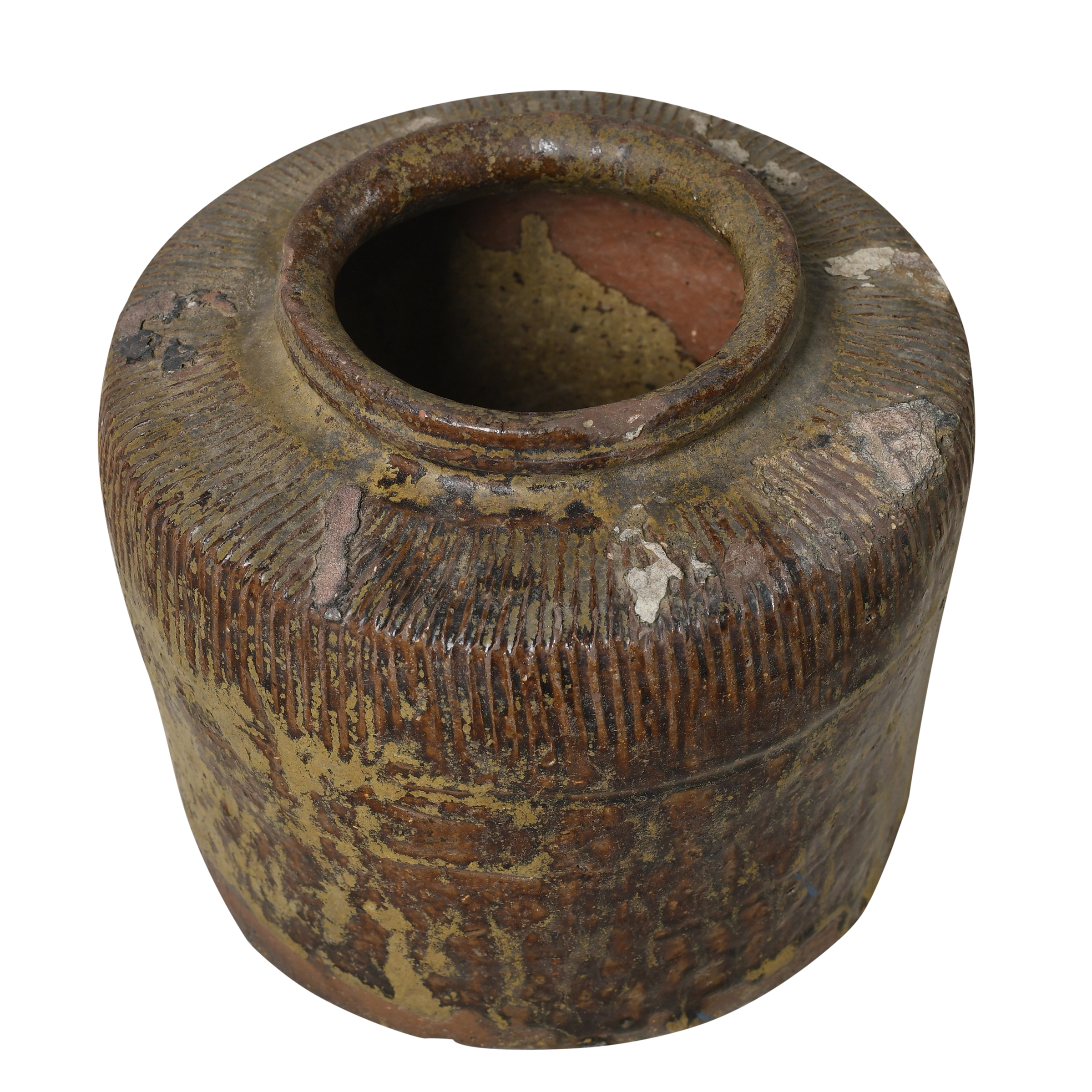 Yishui - Ancien pot chinois émaillé n°28 - vue 2