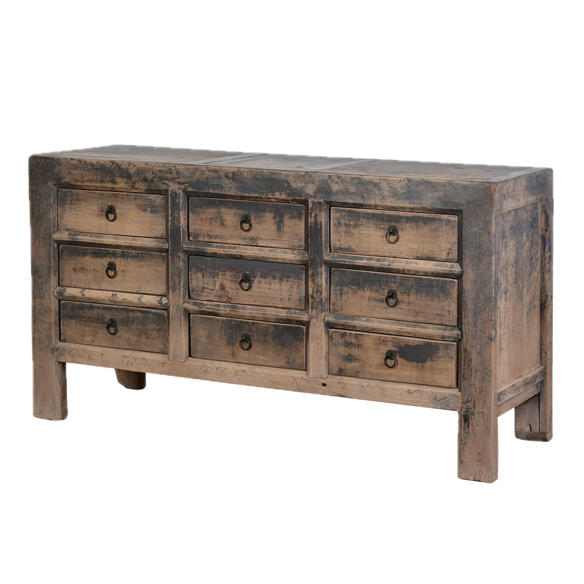 Qingdao - Buffet chinois ancien en orme massif n°8