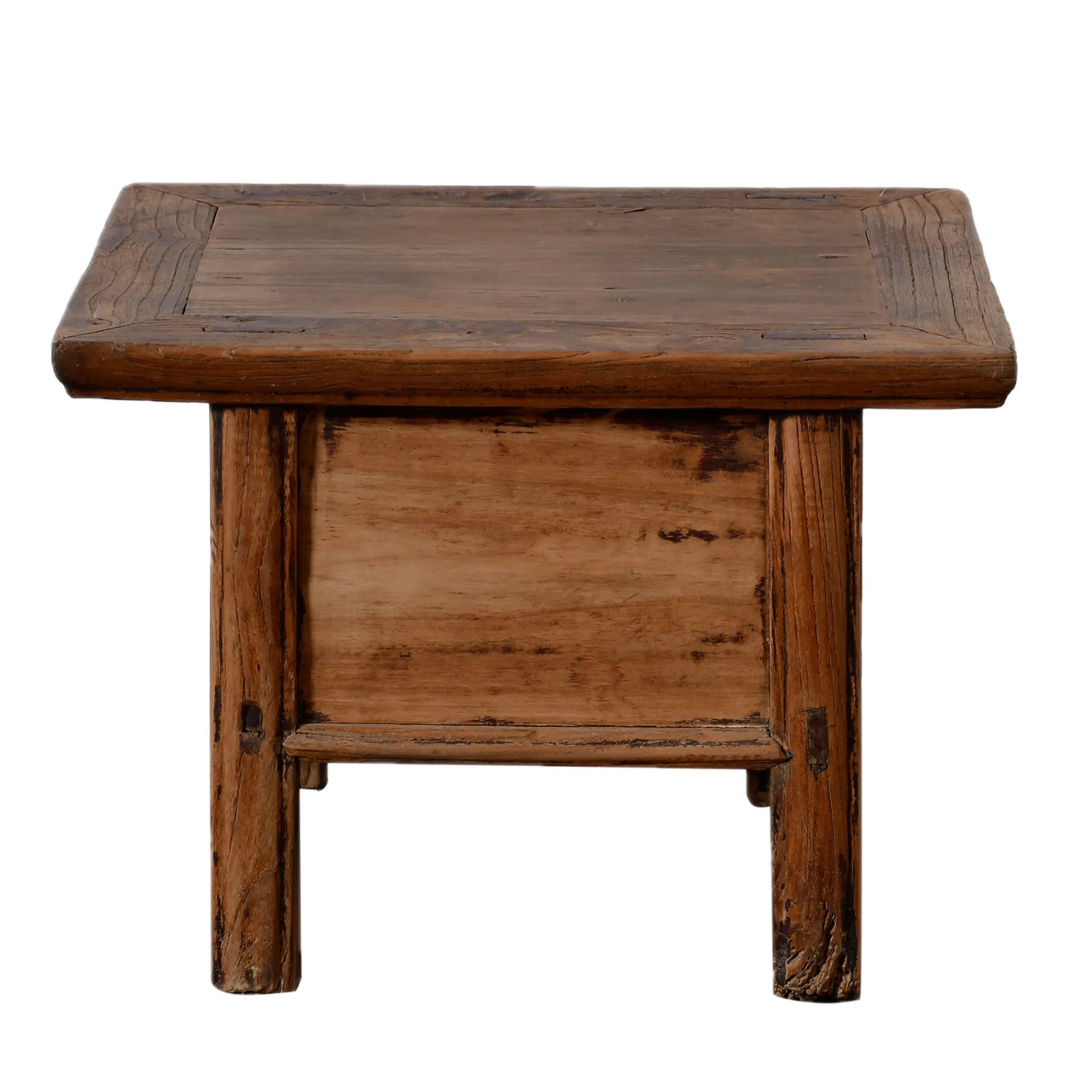 Linyi – Table de chevet chinoise en orme ancien n°2