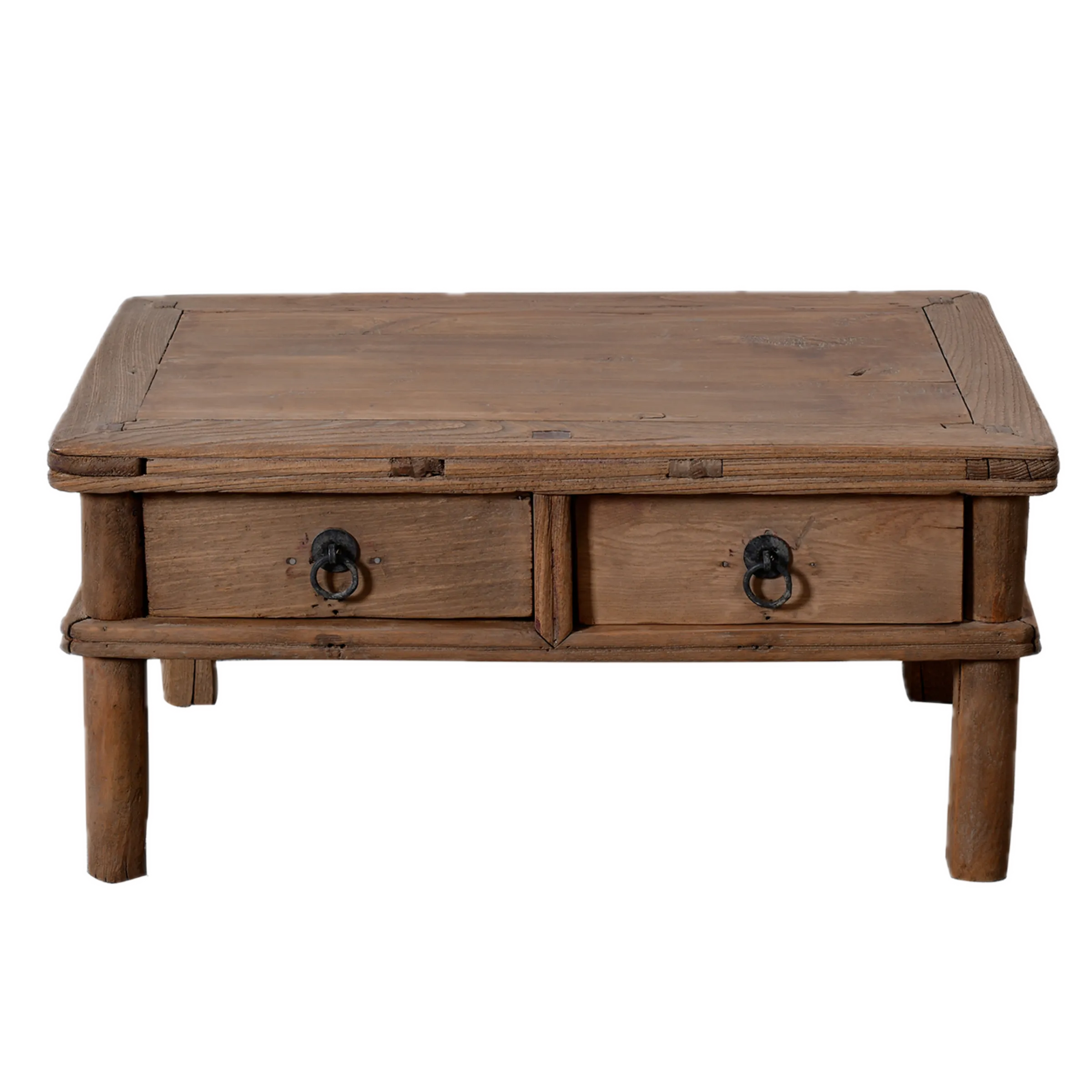 Linyi – Table de chevet chinoise en orme ancien n°5