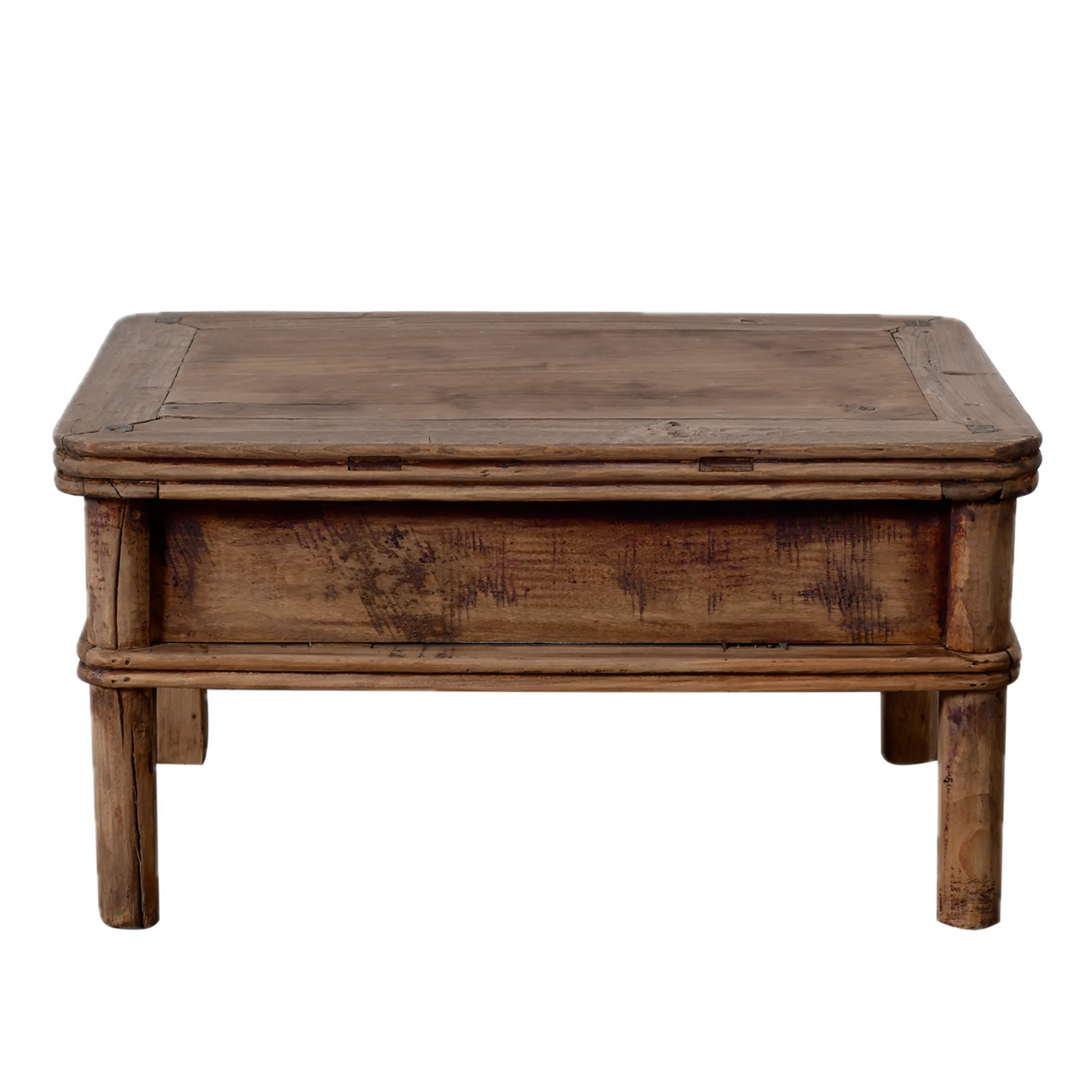 Linyi – Table de chevet chinoise en orme ancien n°5