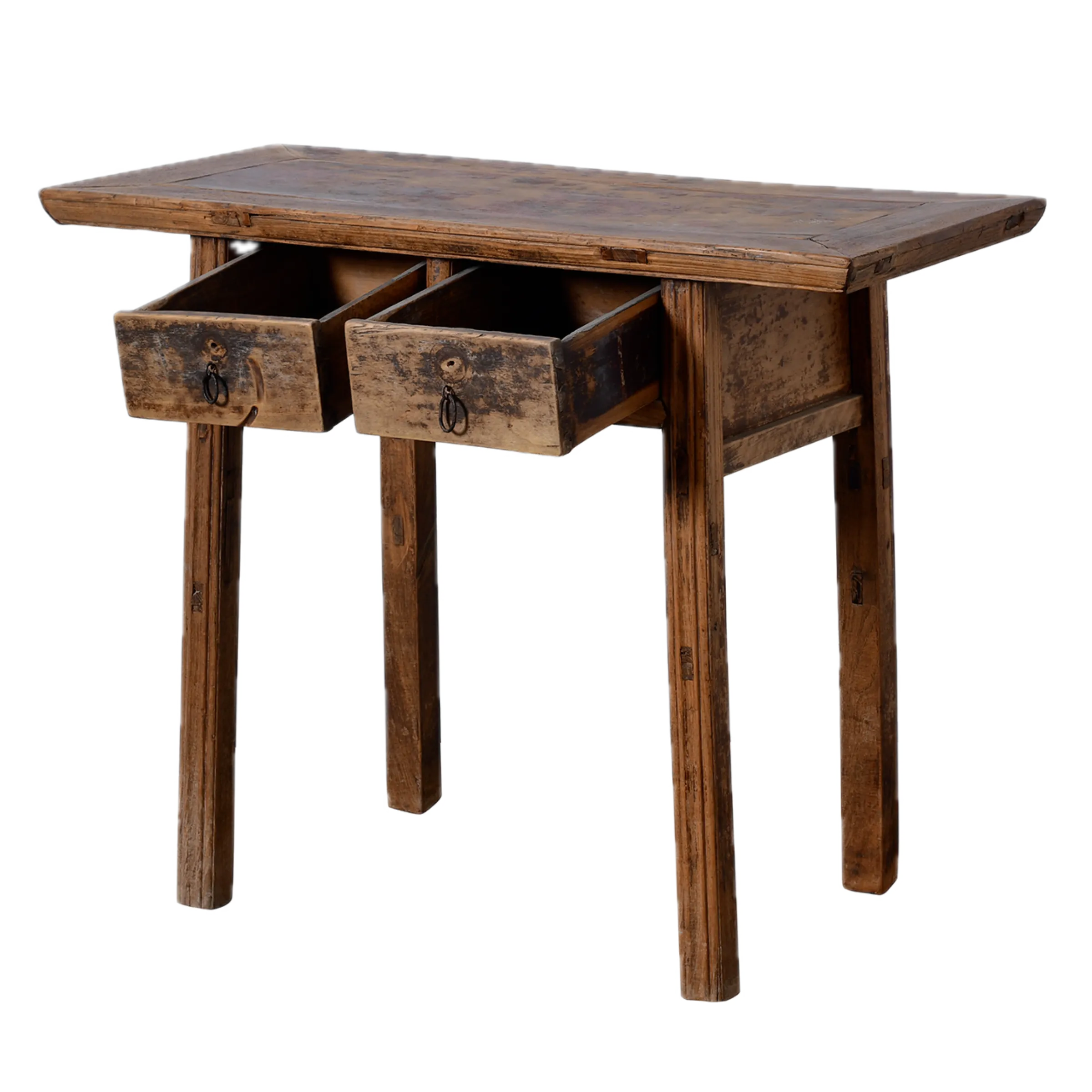 Huojia - Petite console chinoise vintage en orme n°3