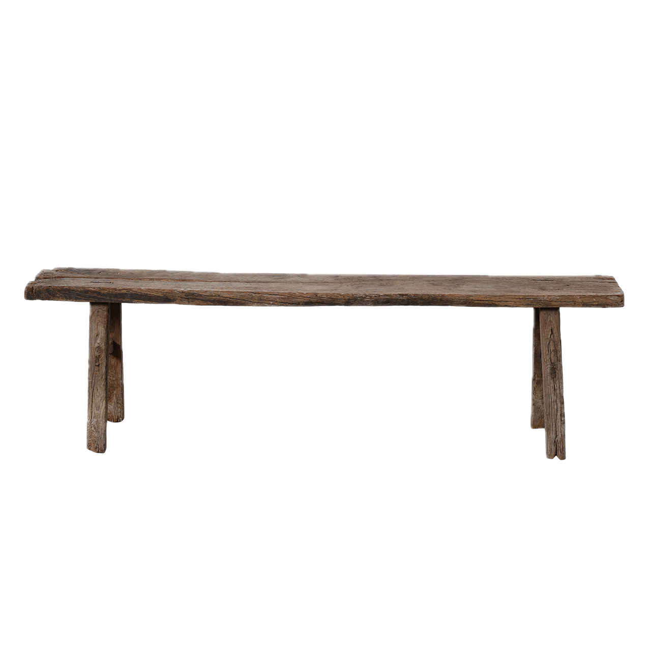 Liyuan - Ancien banc chinois en orme n°1