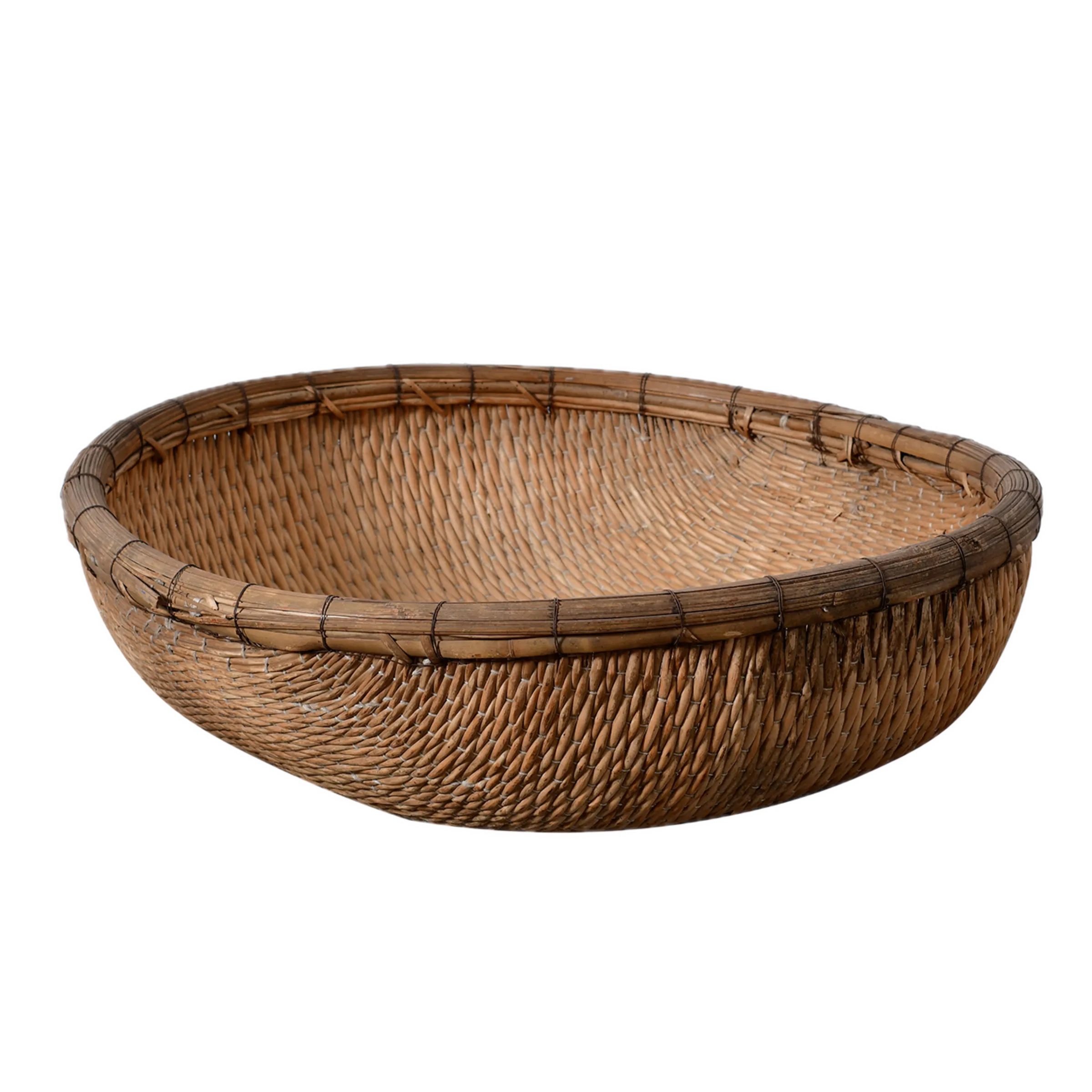 Lushan – Panier ancien chinois en branches de saule tressées
