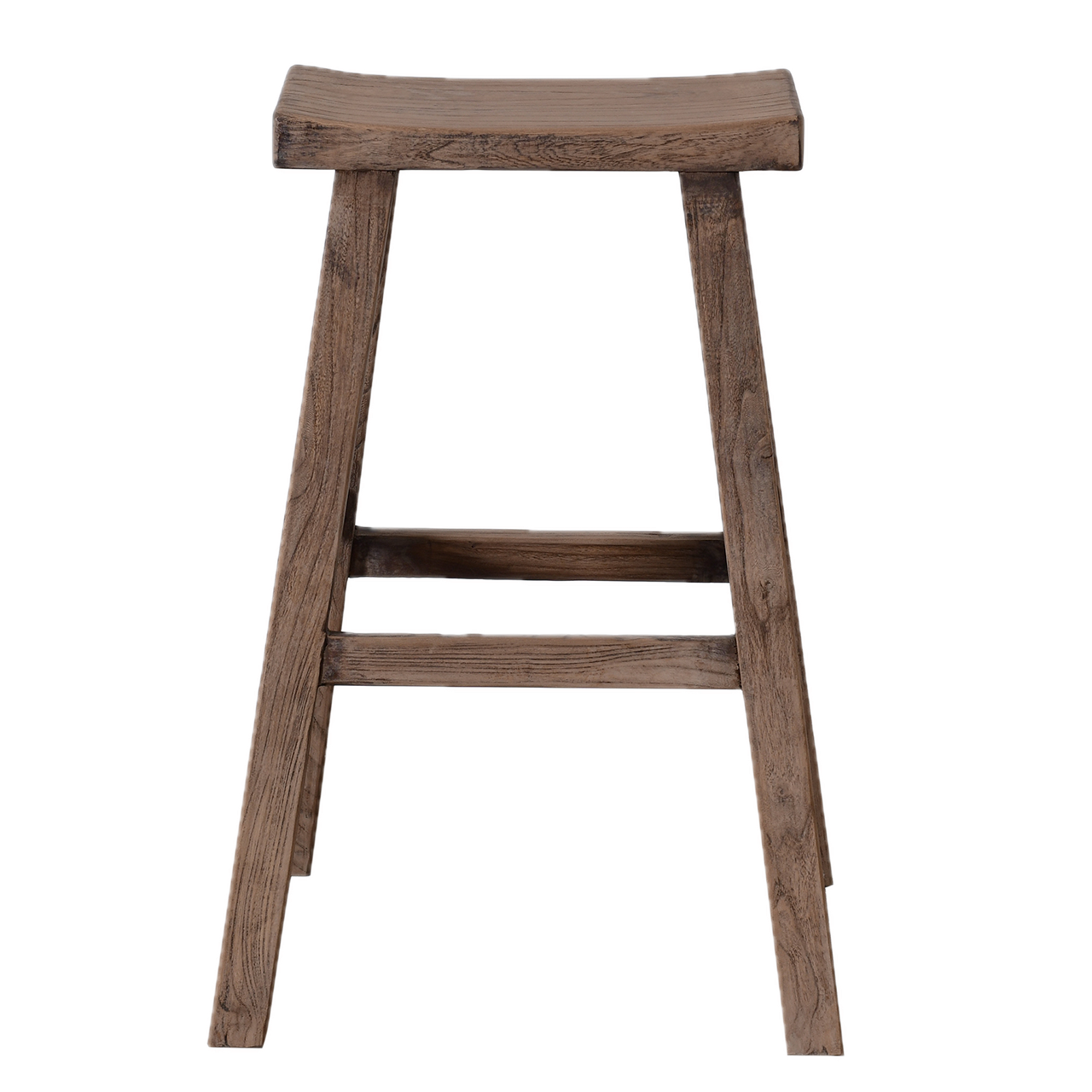 Hunan - Tabouret de bar en orme ancien