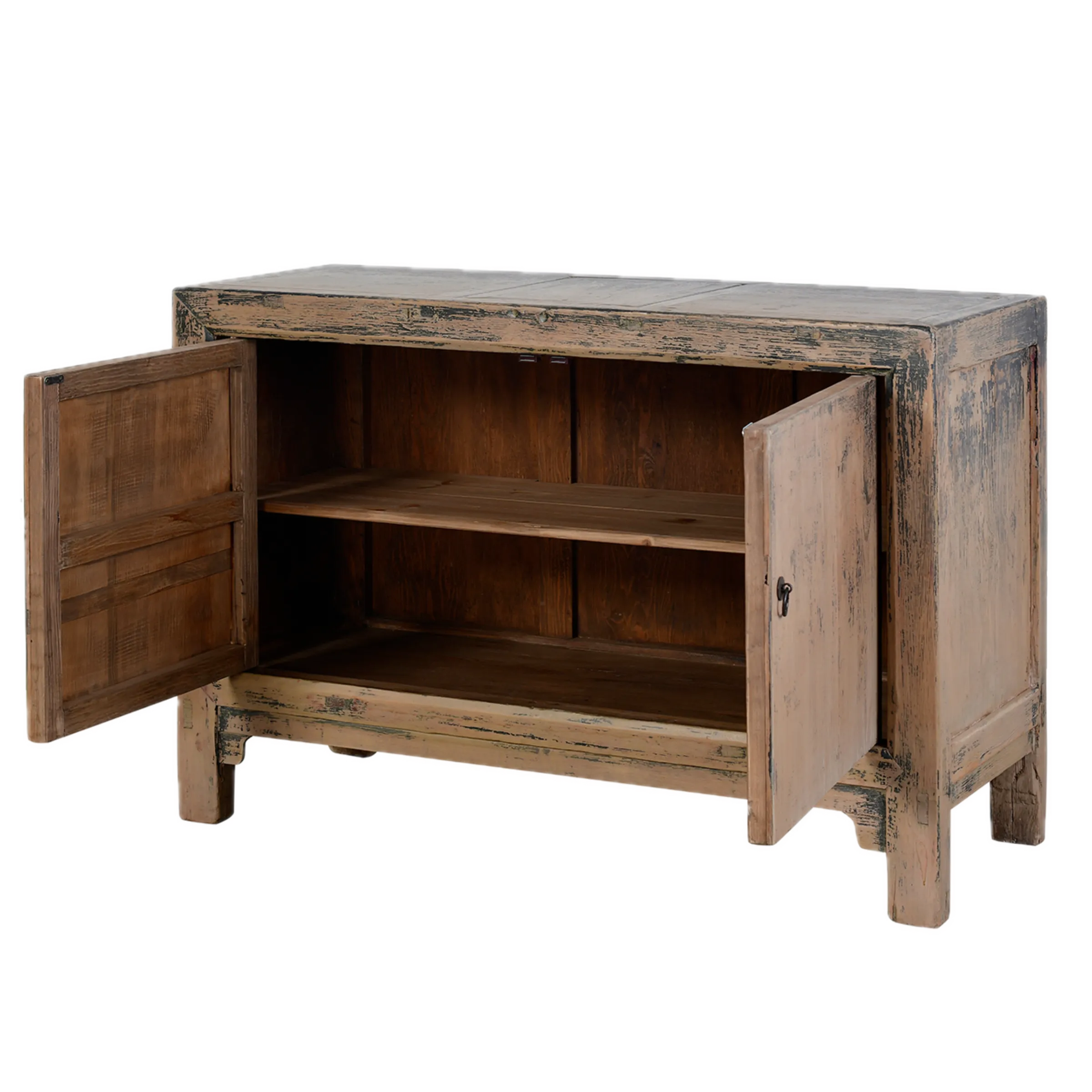 Qingdao - Buffet chinois ancien en pin massif n°6