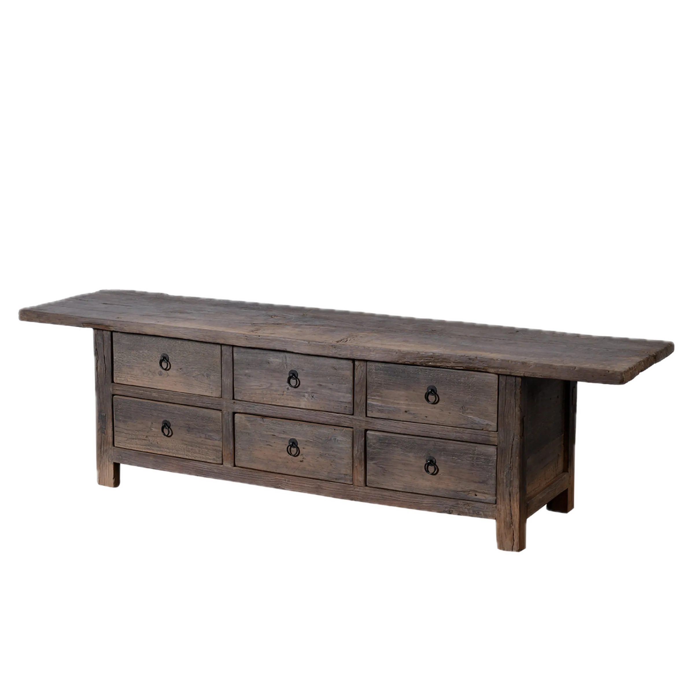 Puyang- Meuble télé en orme ancien n°3