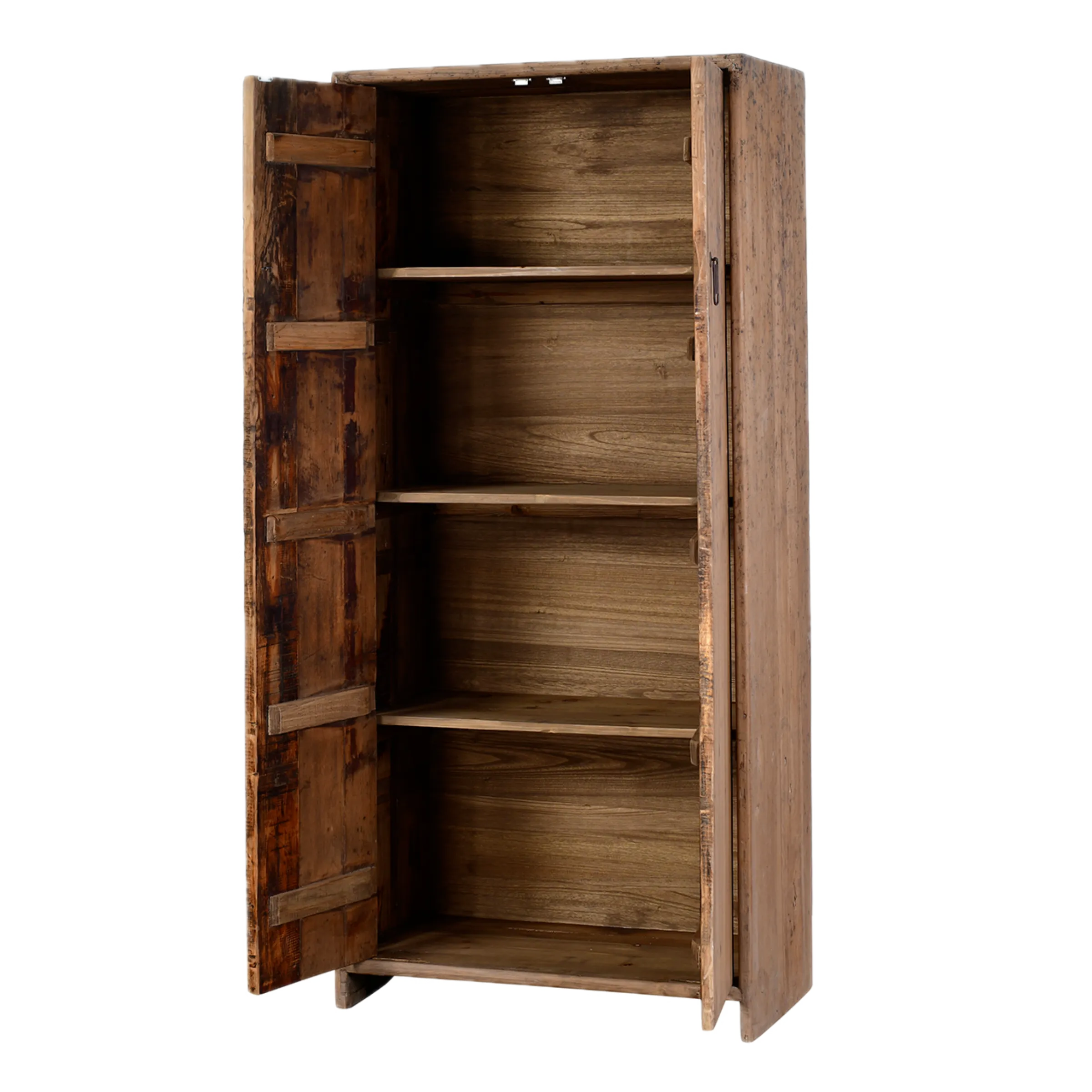 Ankang - Armoire chinoise minimaliste en pin recyclé n°1