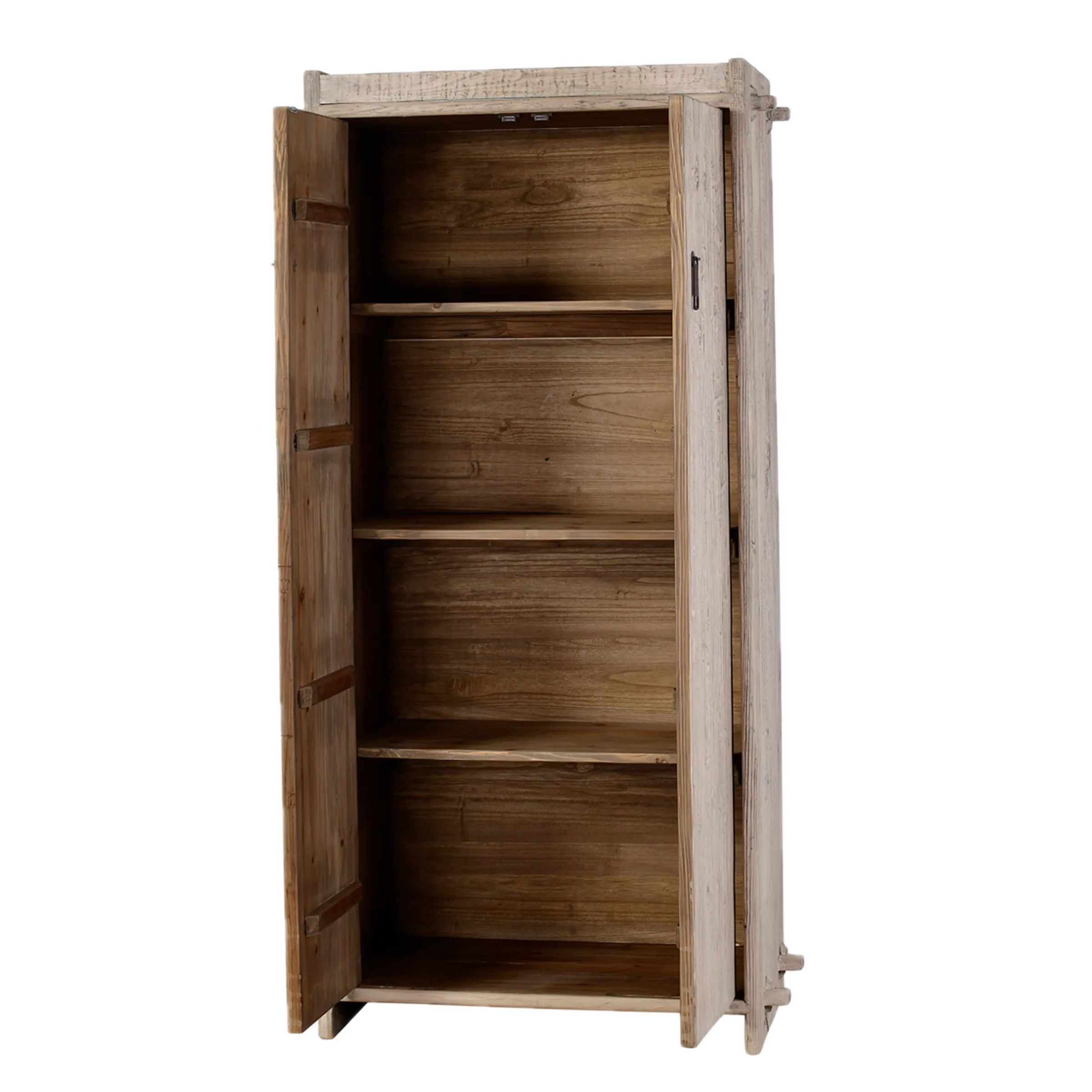 Ankang - Armoire chinoise minimaliste en pin recyclé n°3