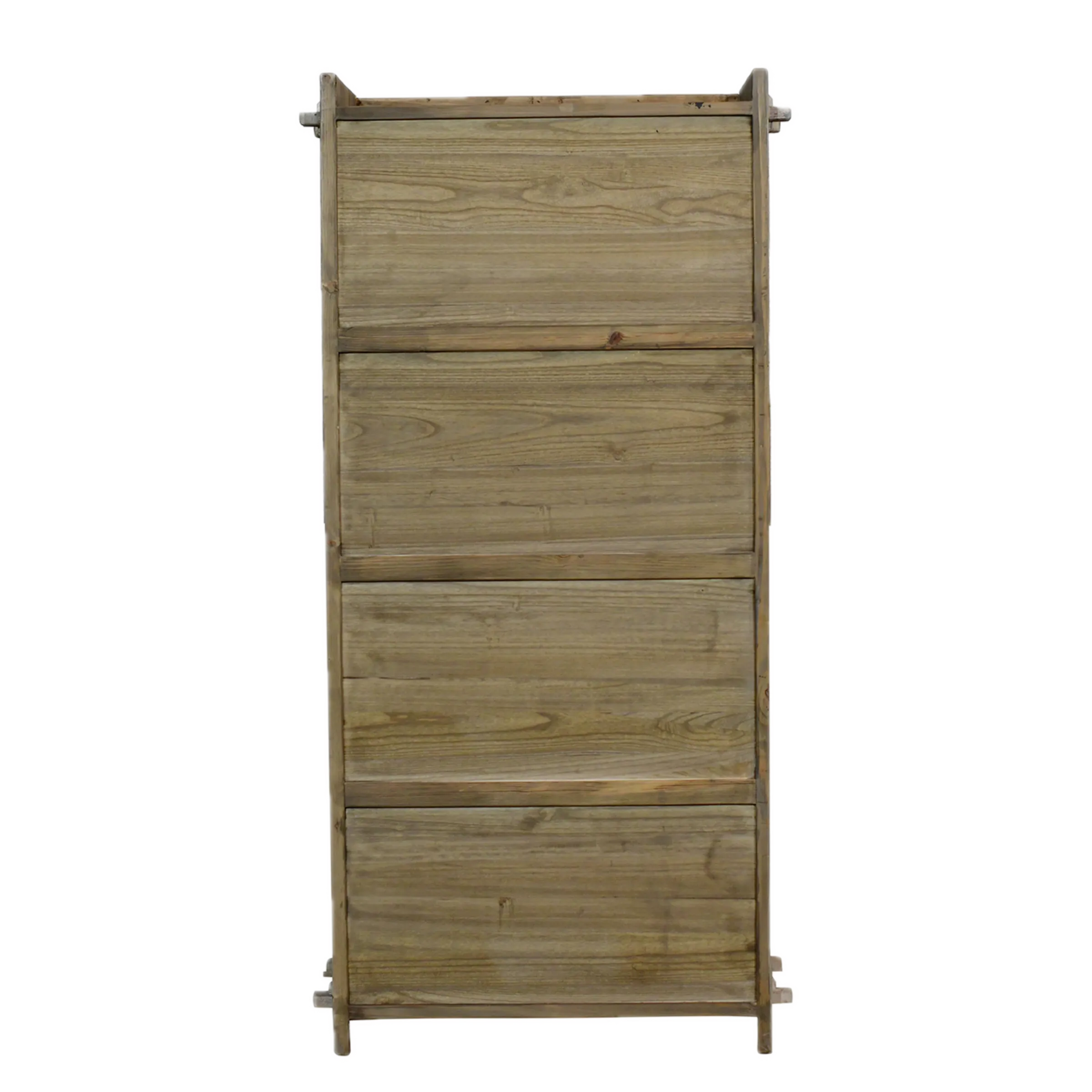 Ankang - Armoire chinoise minimaliste en pin recyclé n°3