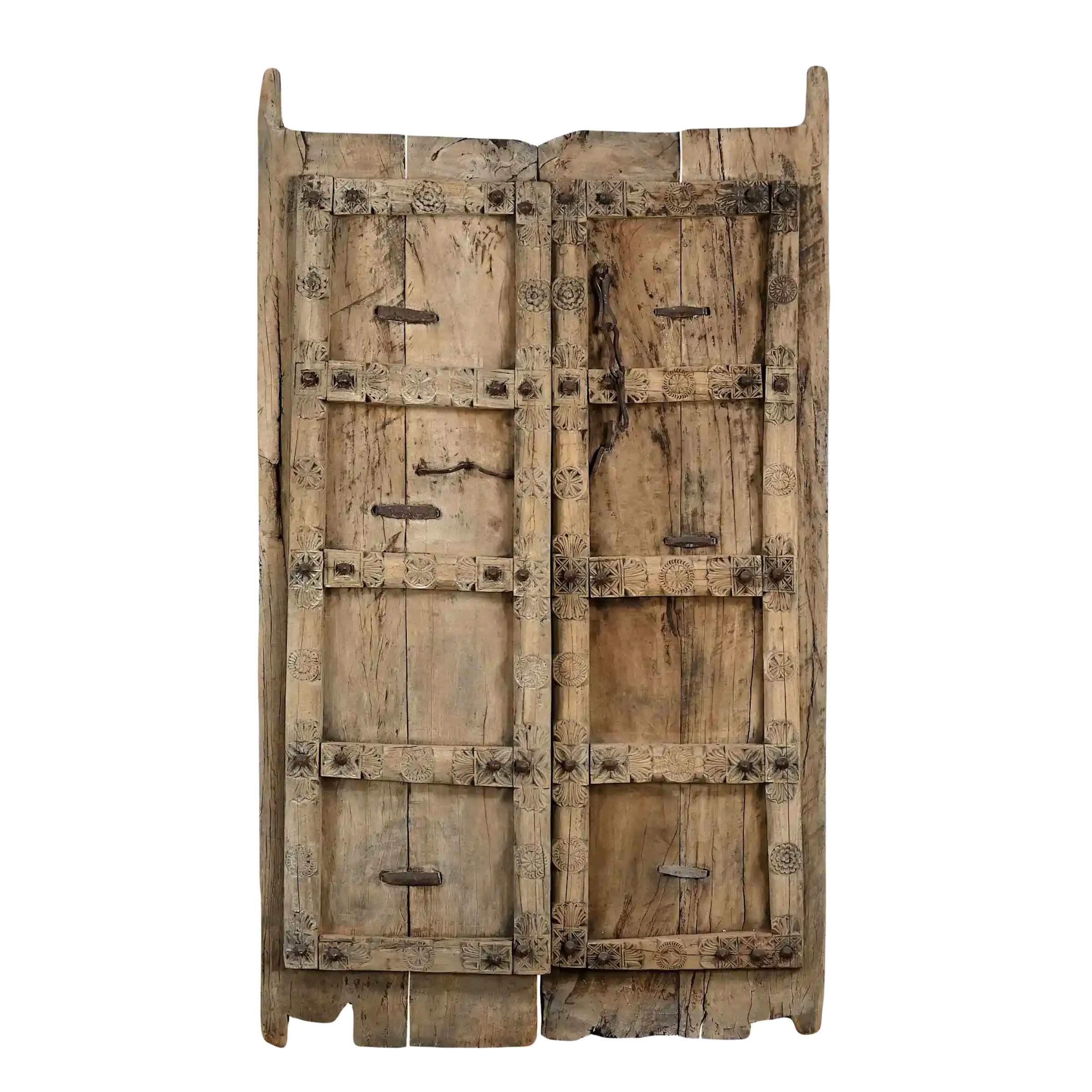 Najaur - Ancienne porte indienne sculptée n°4