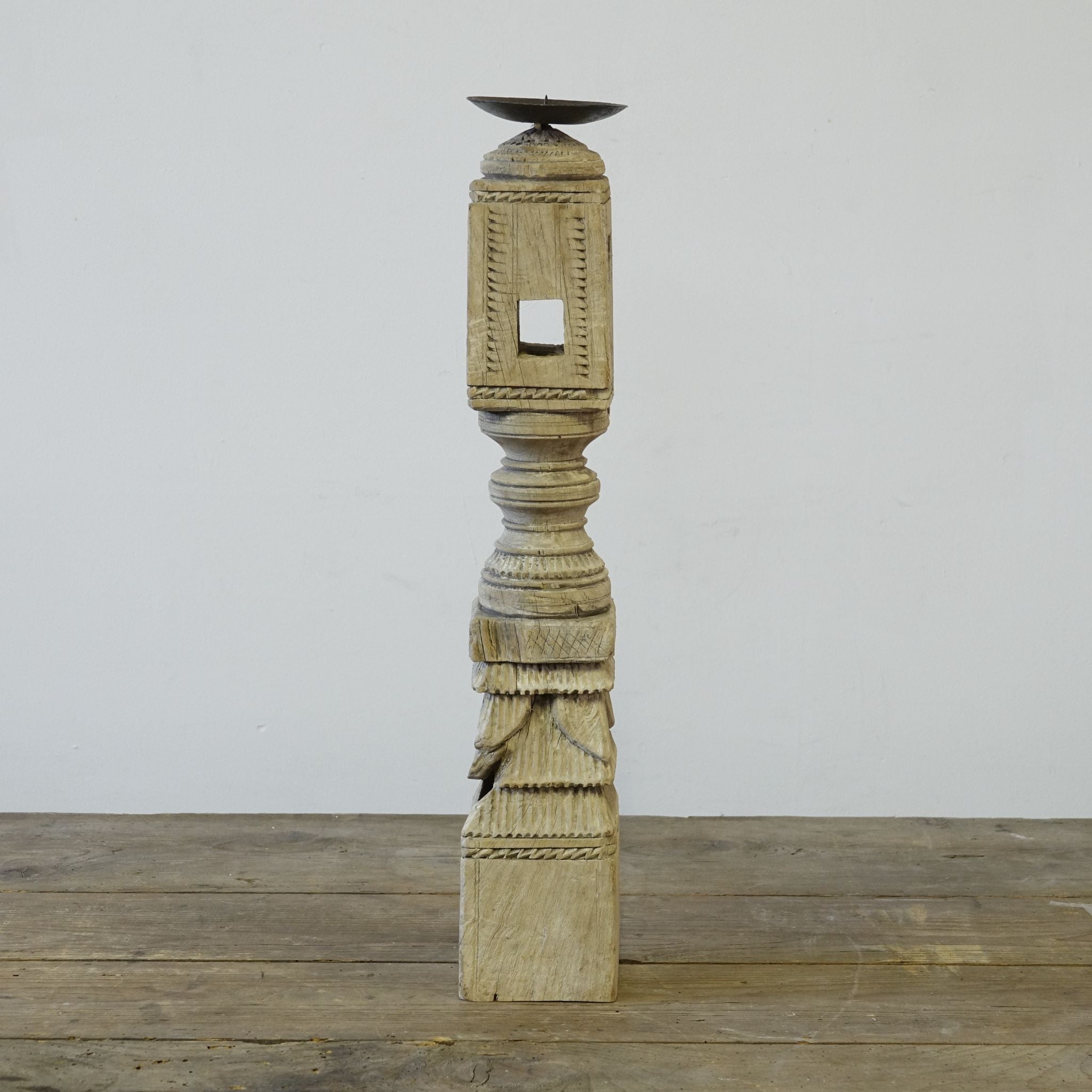Deepa - Bougeoir en bois n°1