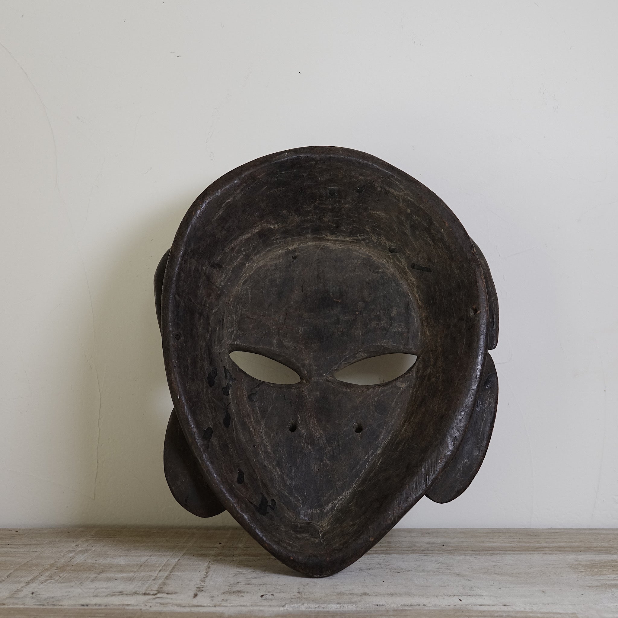Nakab - Masque en bois massif de l'Himalaya n°5