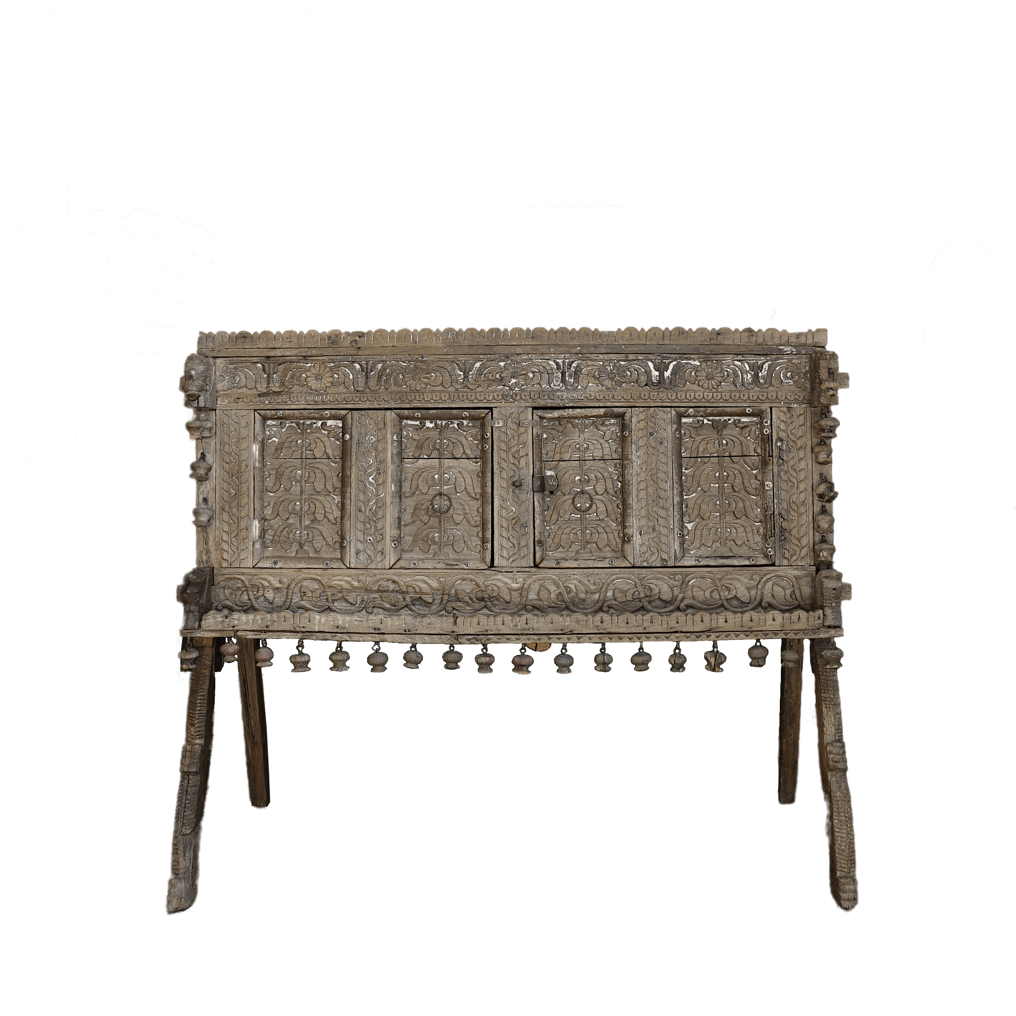 Damchiya ancien - Meuble indien sculpté n°35